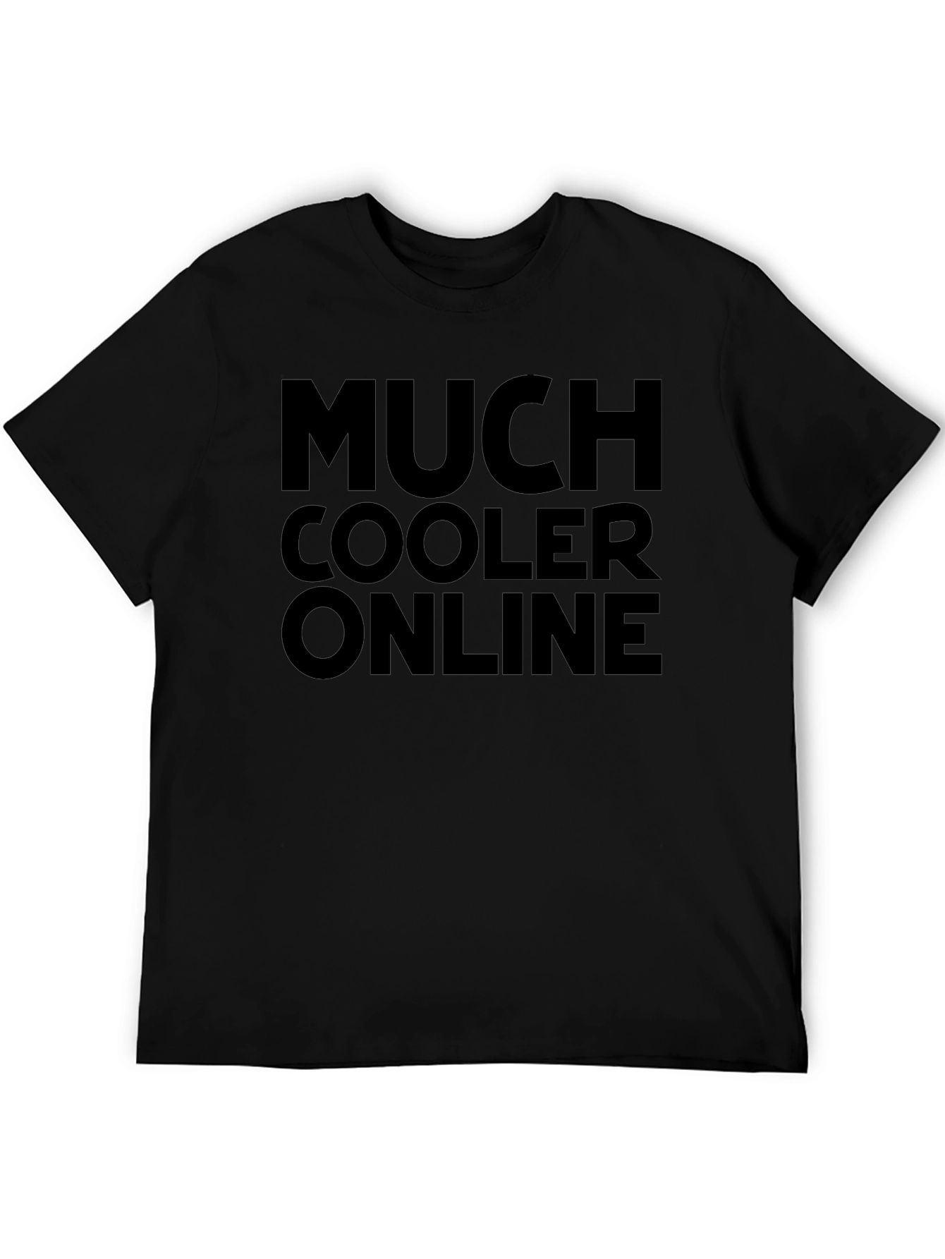 Much Cooler Online Black Graphic Tee