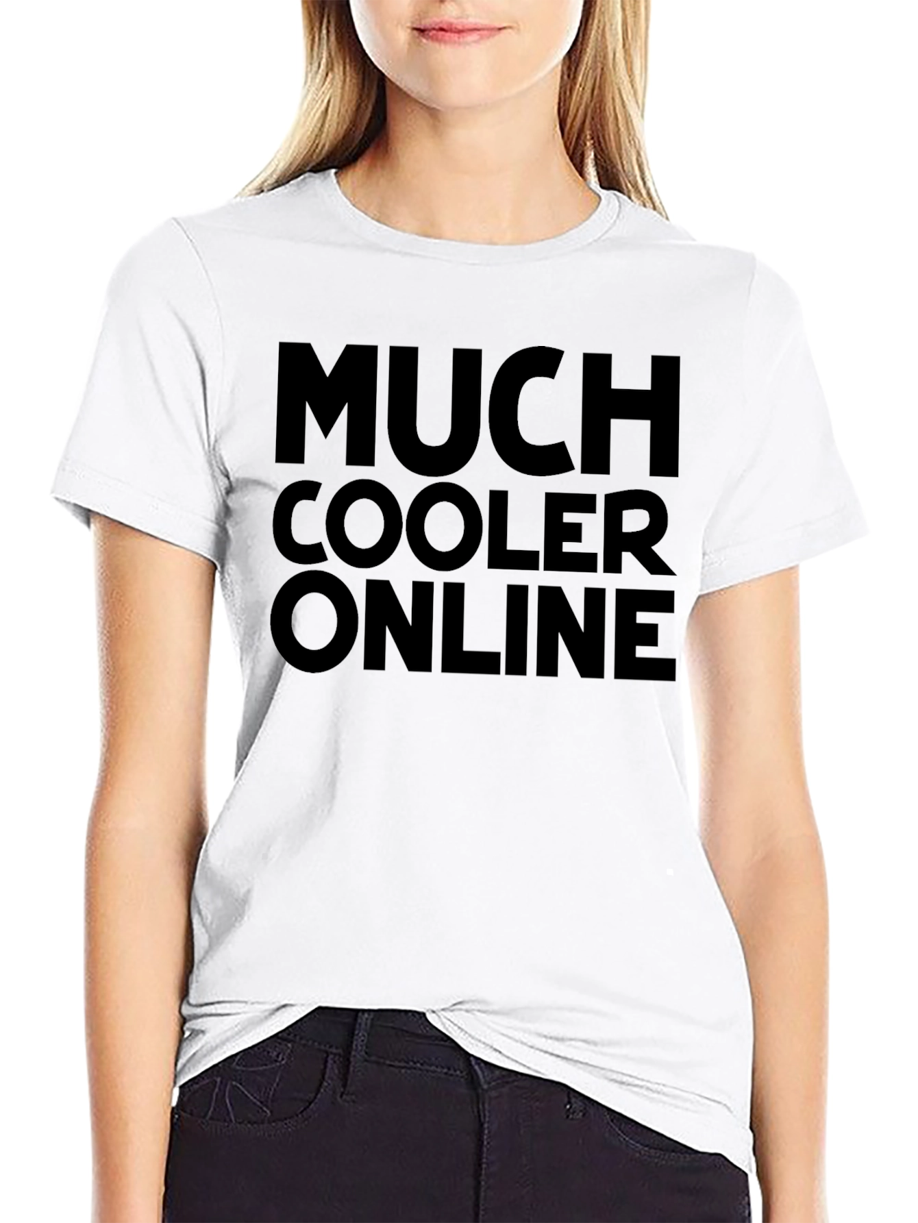 Much Cooler Online Black Graphic Tee