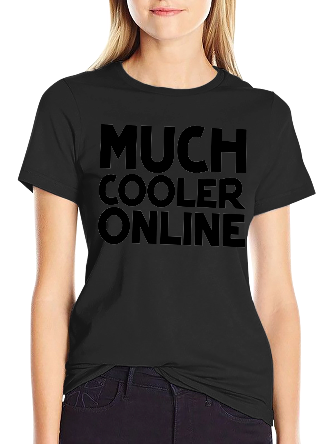 Much Cooler Online Black Graphic Tee