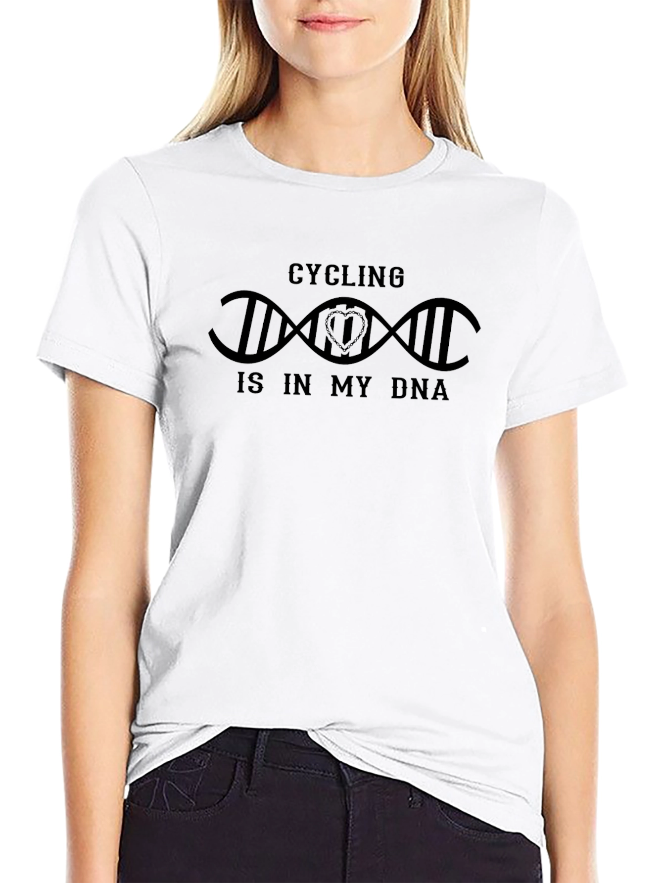 Cycling is in My DNA Graphic T-Shirt