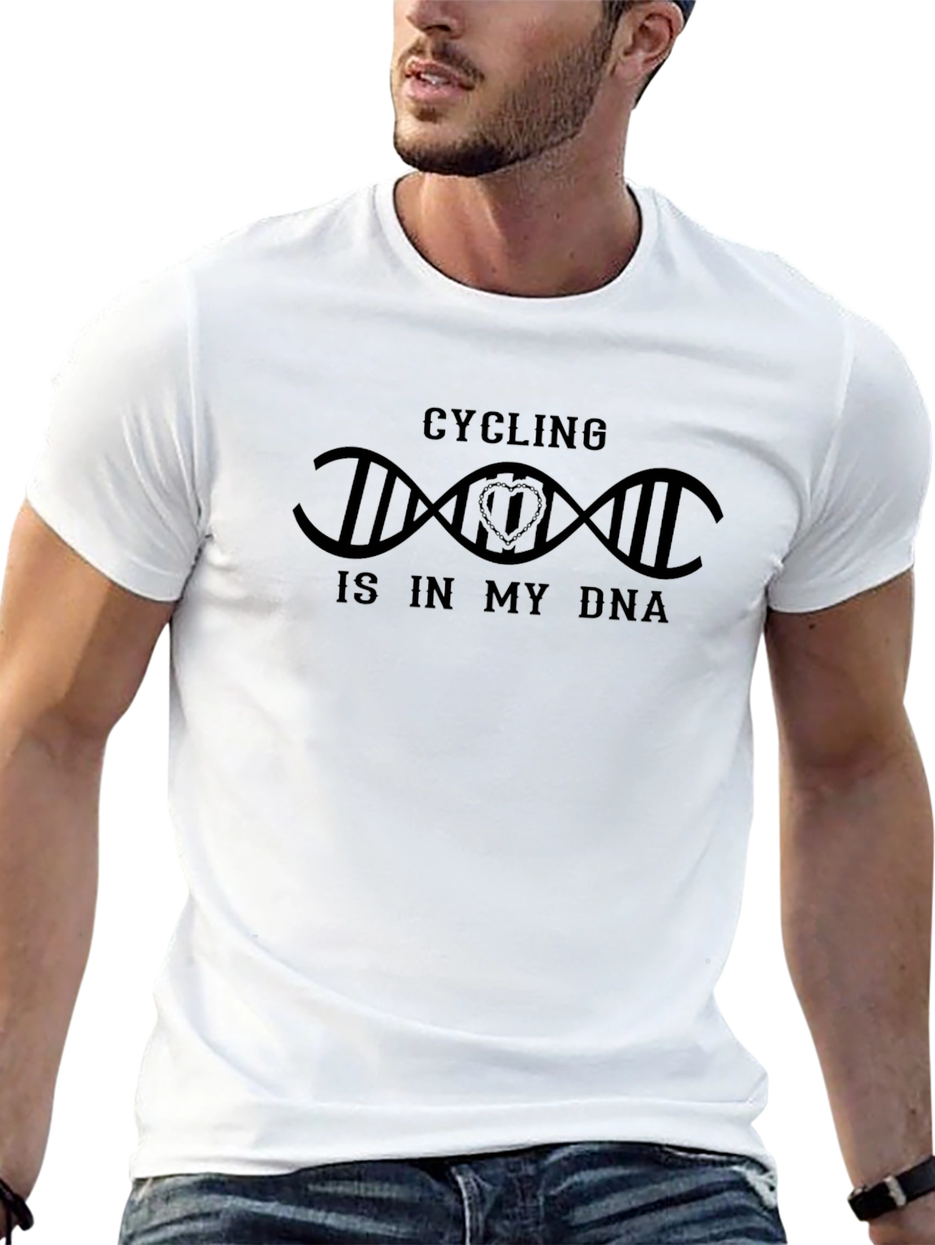 Cycling is in My DNA Graphic T-Shirt