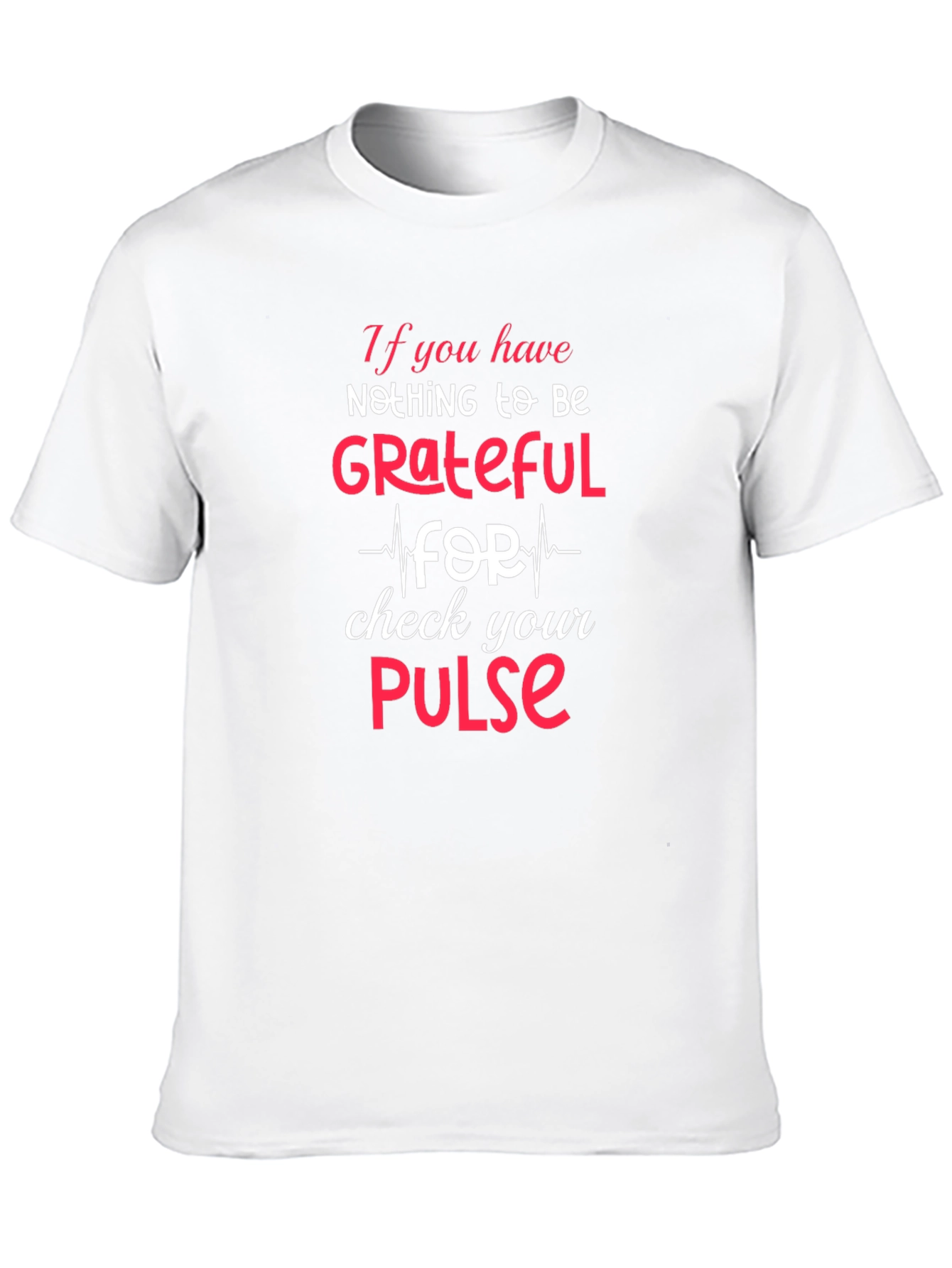Grateful Pulse T-Shirt - Black Cotton Blend