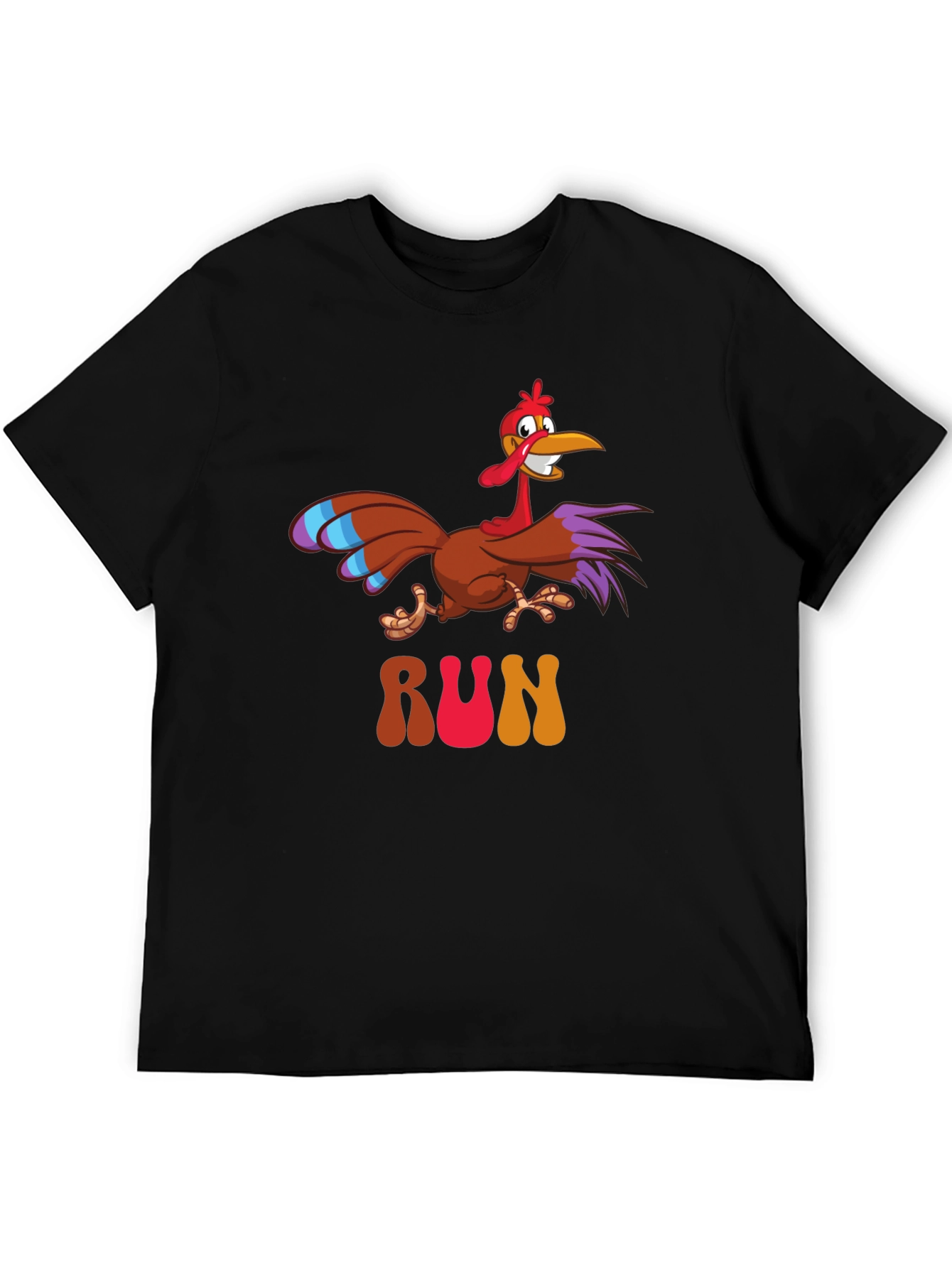 Funny Turkey Run T-Shirt - Thanksgiving Apparel