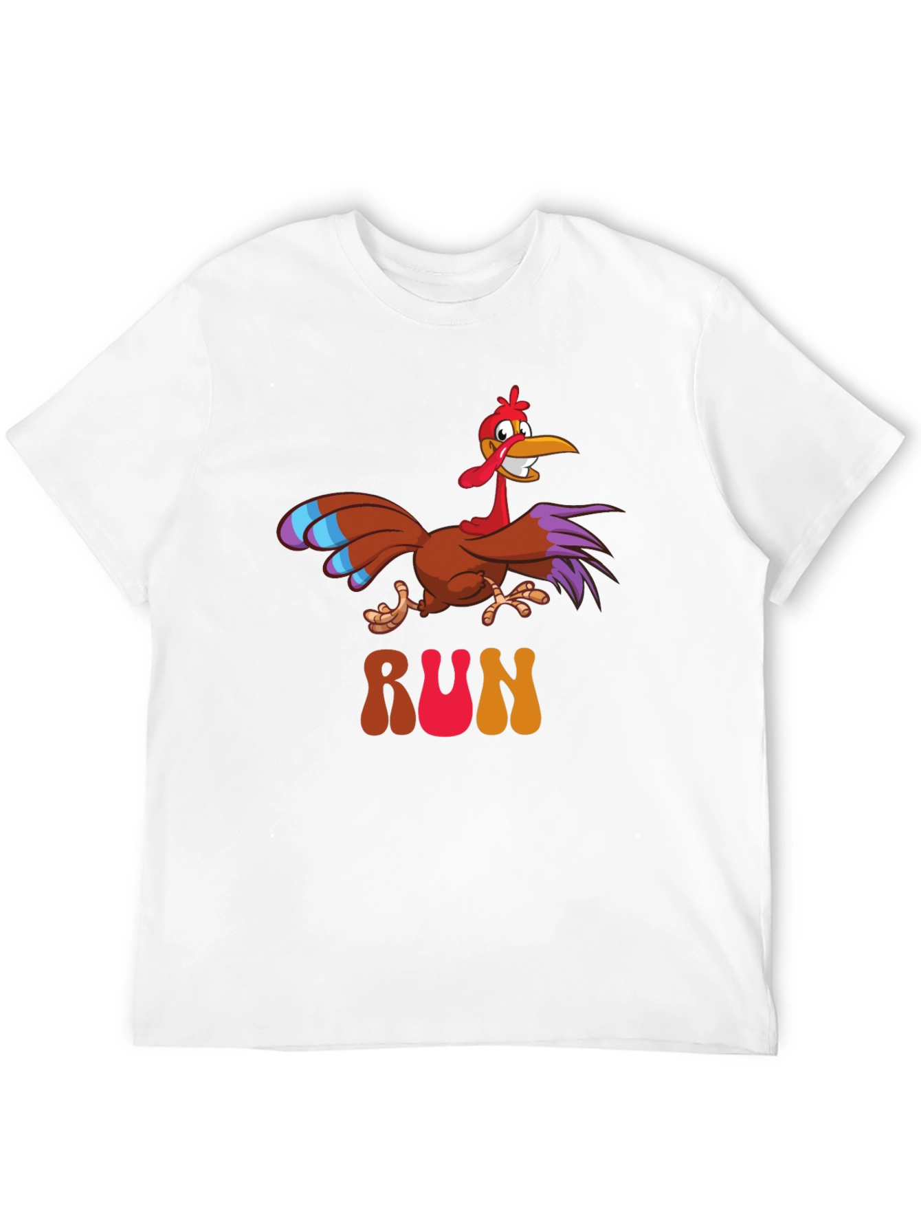Funny Turkey Run T-Shirt - Thanksgiving Apparel