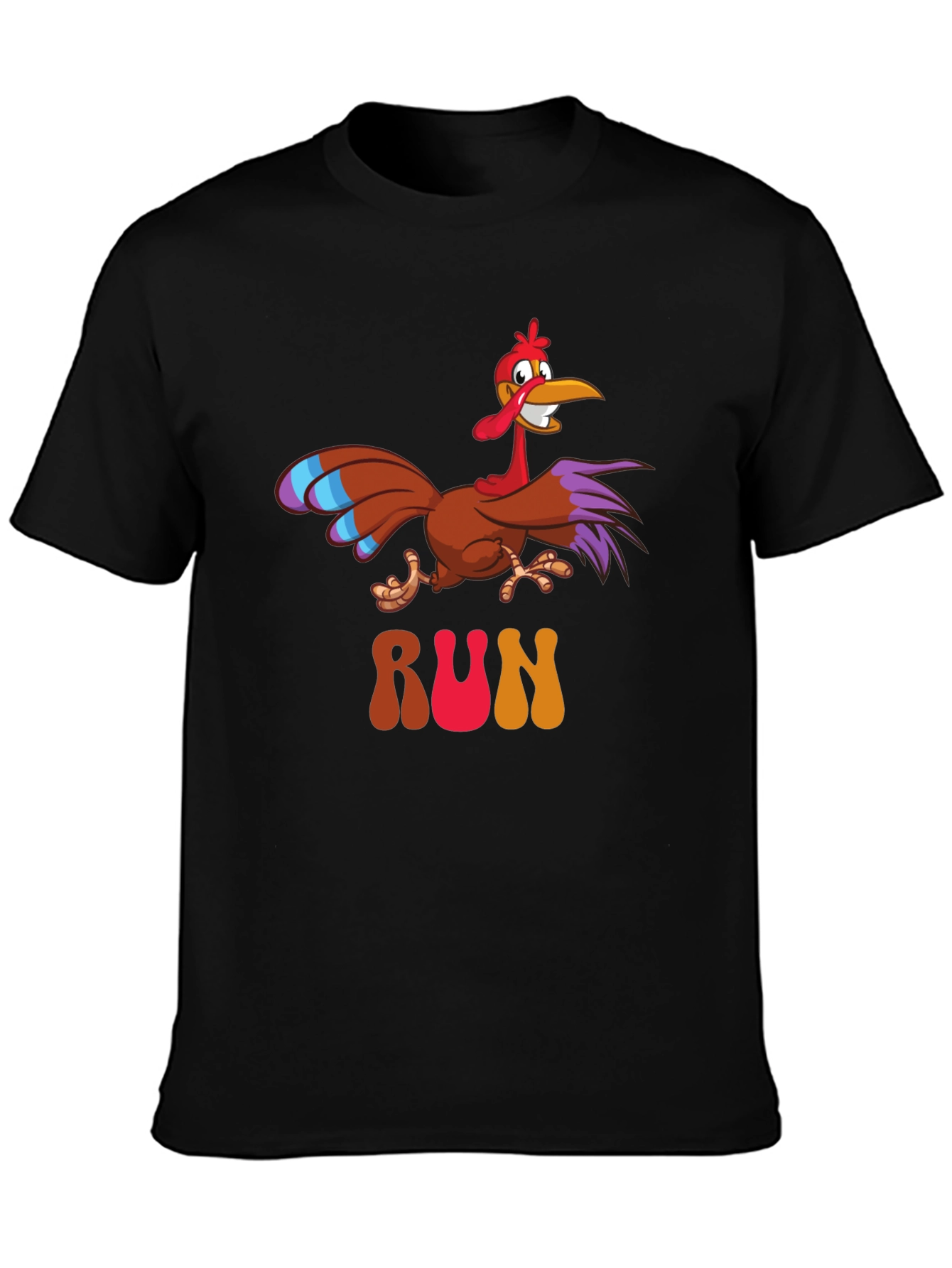 Funny Turkey Run T-Shirt - Thanksgiving Apparel