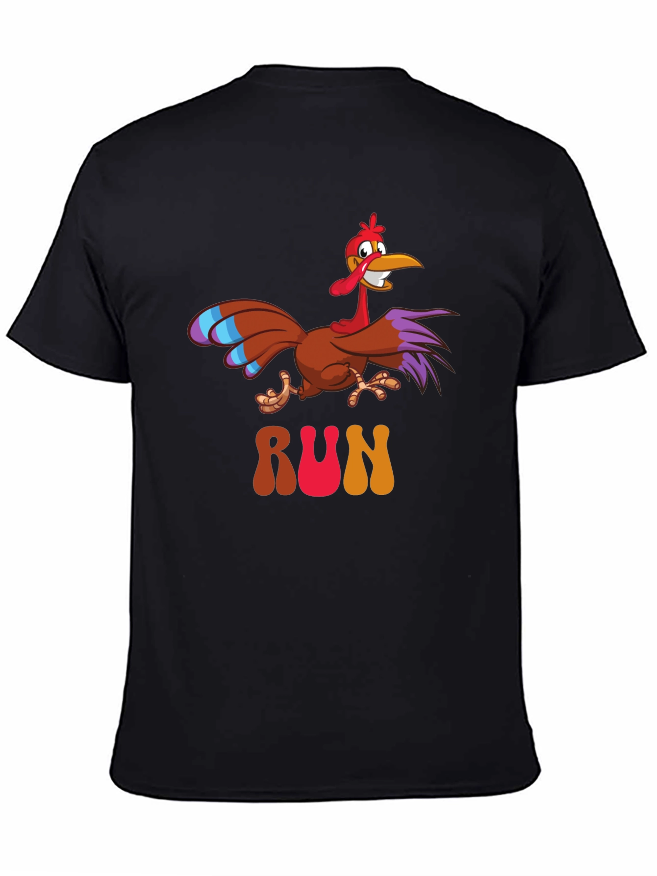 Funny Turkey Run T-Shirt - Thanksgiving Apparel