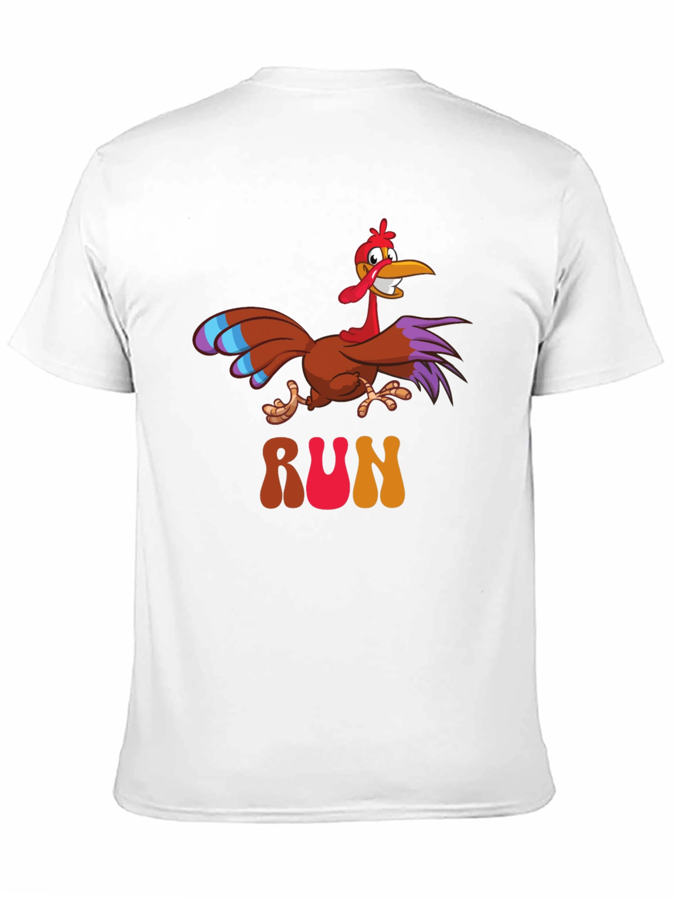 Funny Turkey Run T-Shirt - Thanksgiving Apparel