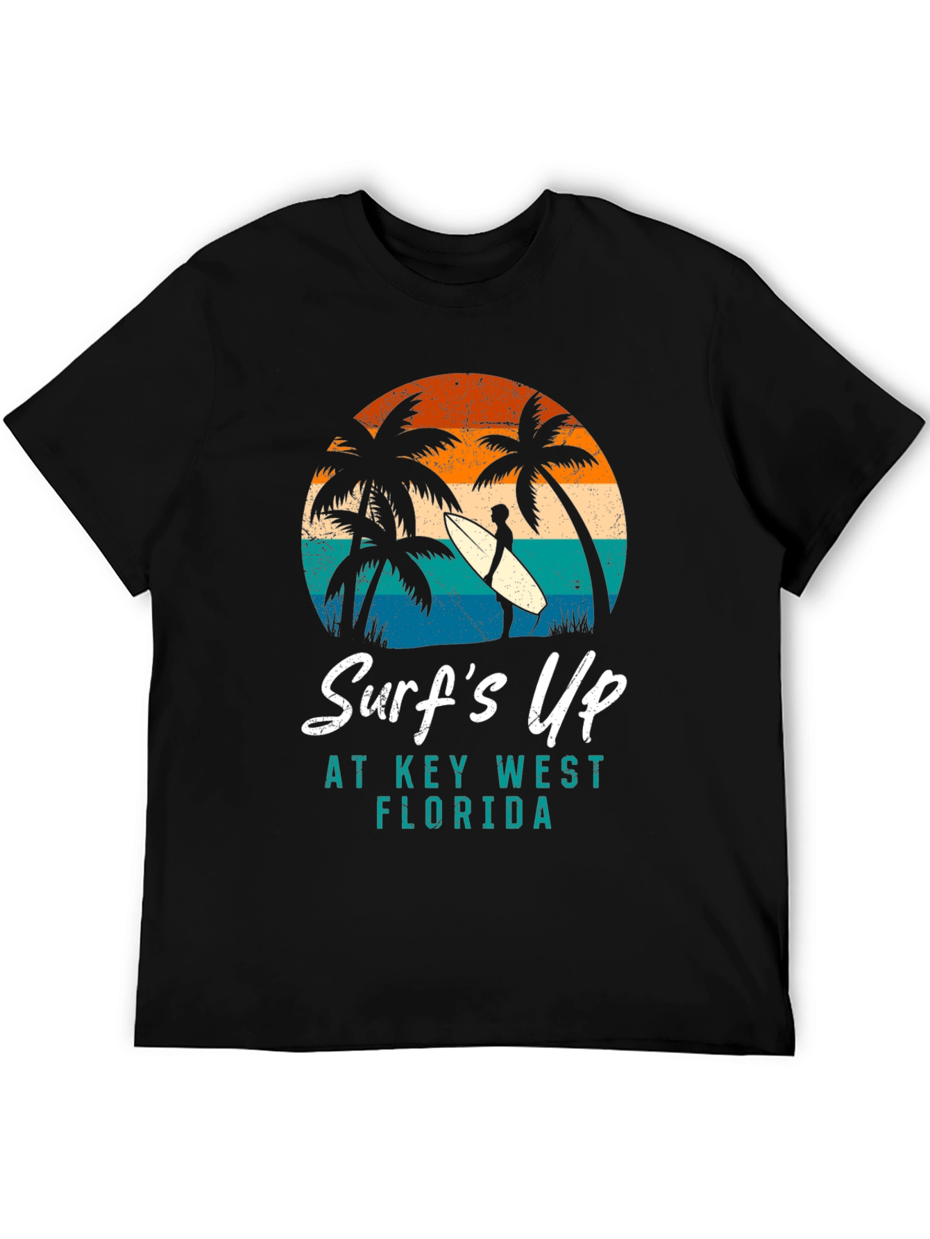 Surfs Up Key West Florida Tee