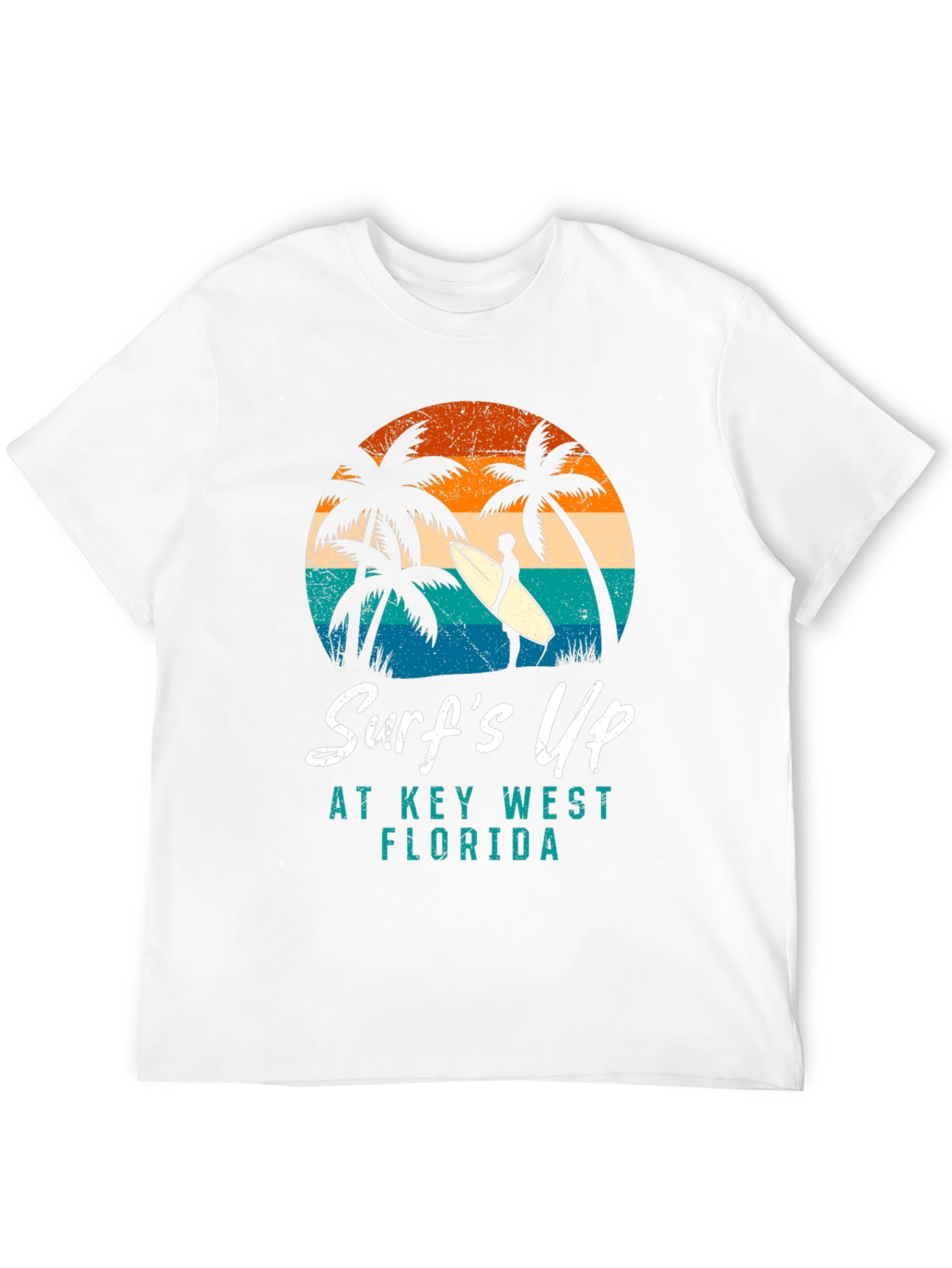 Surfs Up Key West Florida Tee