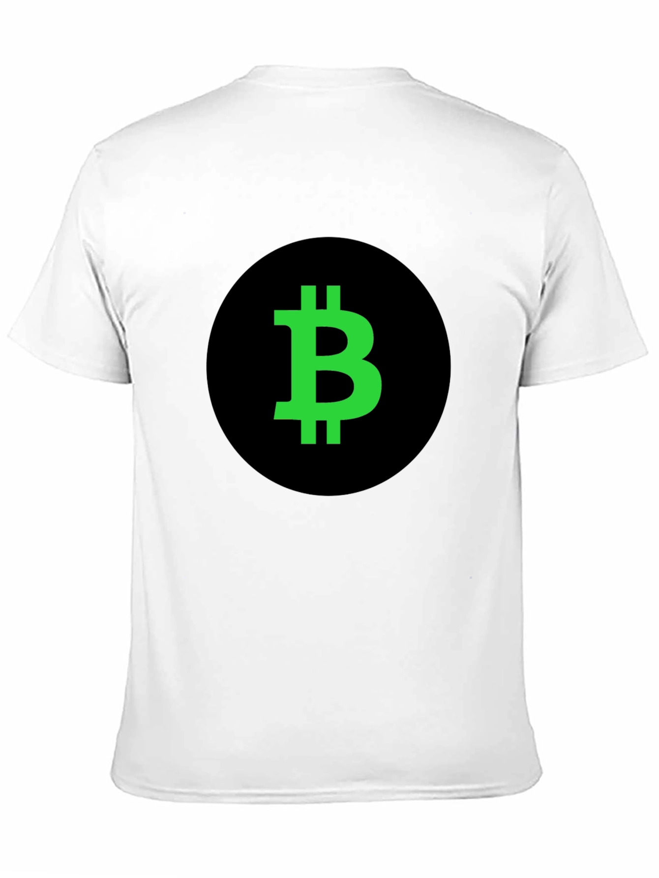 Bitcoin Crypto T-Shirt - Black with Green Logo