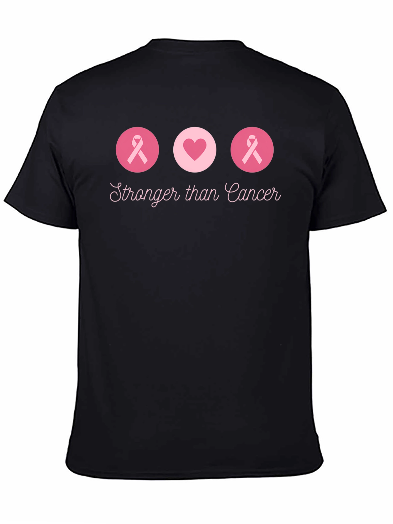 Stronger Than Cancer Graphic Tee - Black