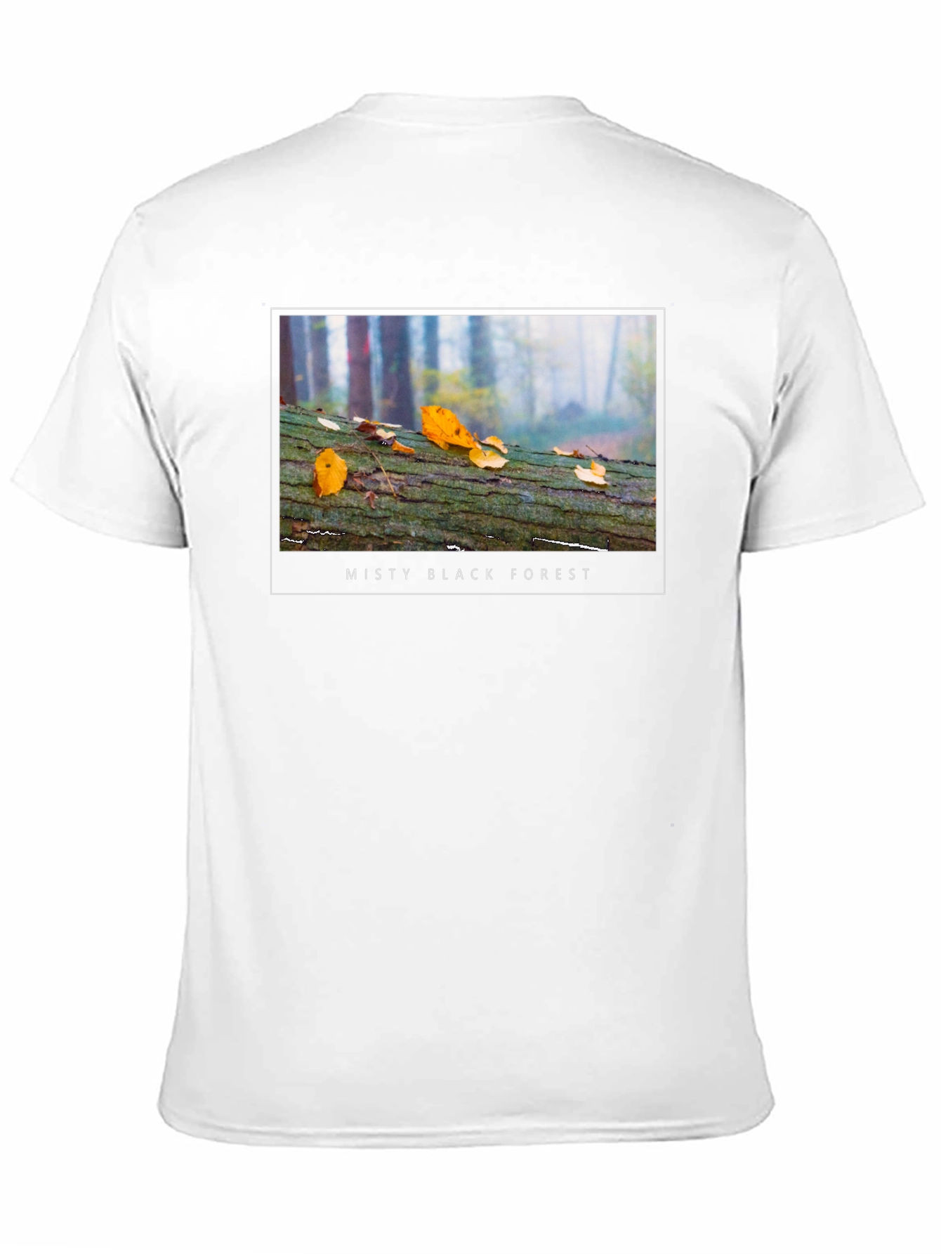 Misty Black Forest T-Shirt - Nature Inspired Tee