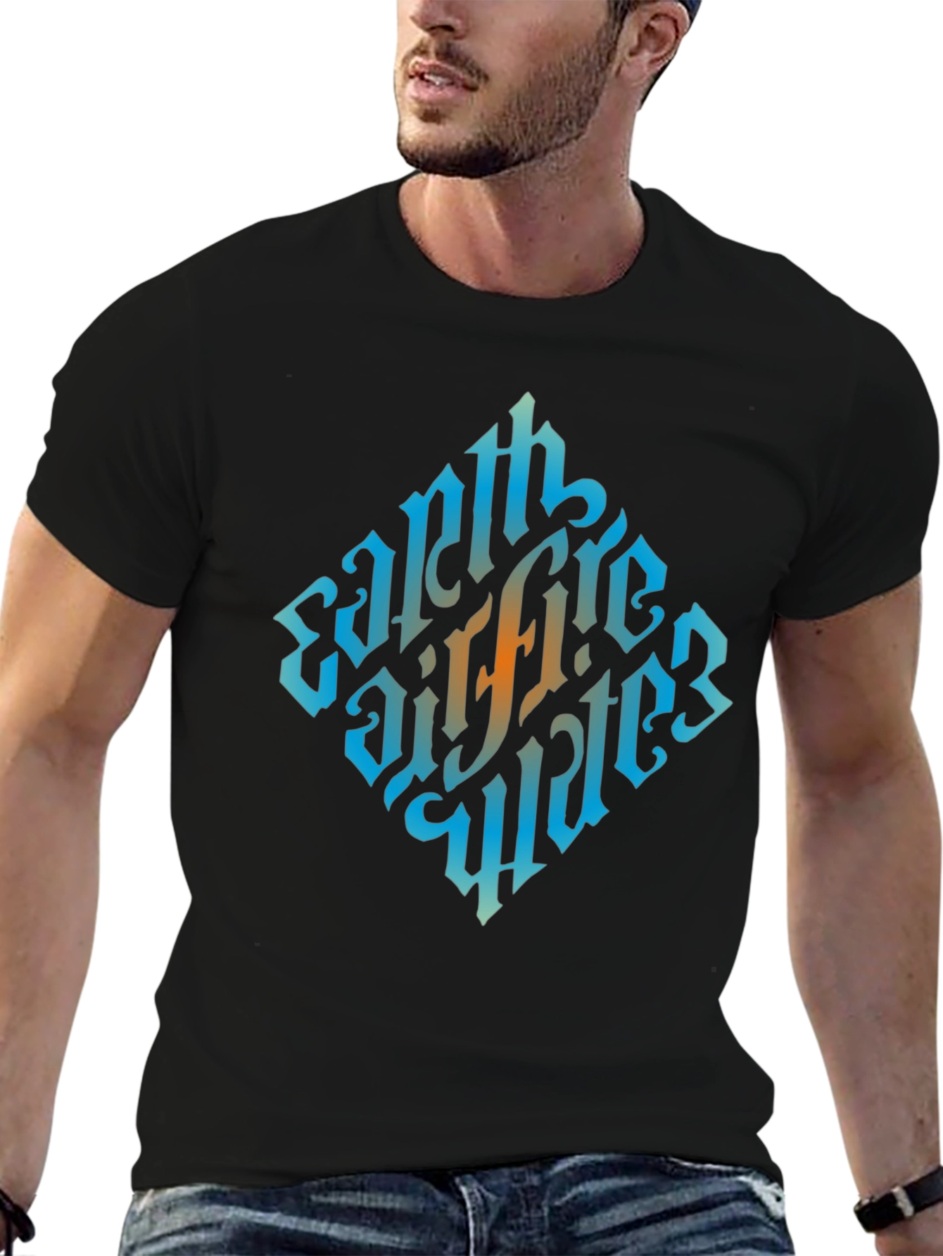 Earth Fire Air Water T-Shirt - Element Design