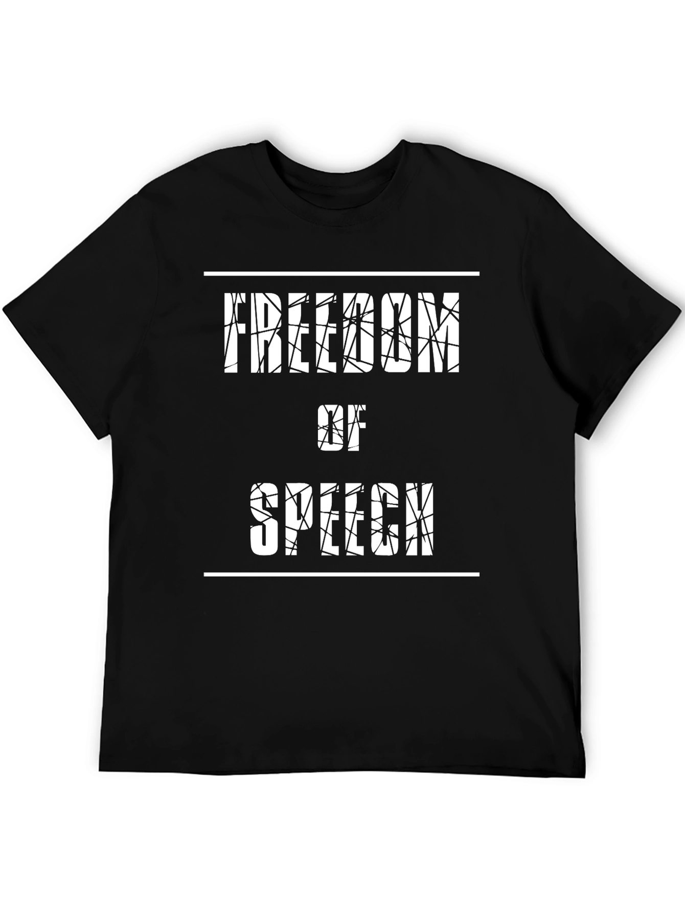 Freedom of Speech Graphic Tee - Black
