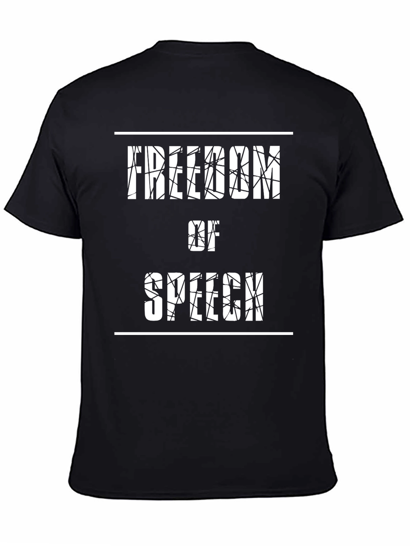 Freedom of Speech Graphic Tee - Black