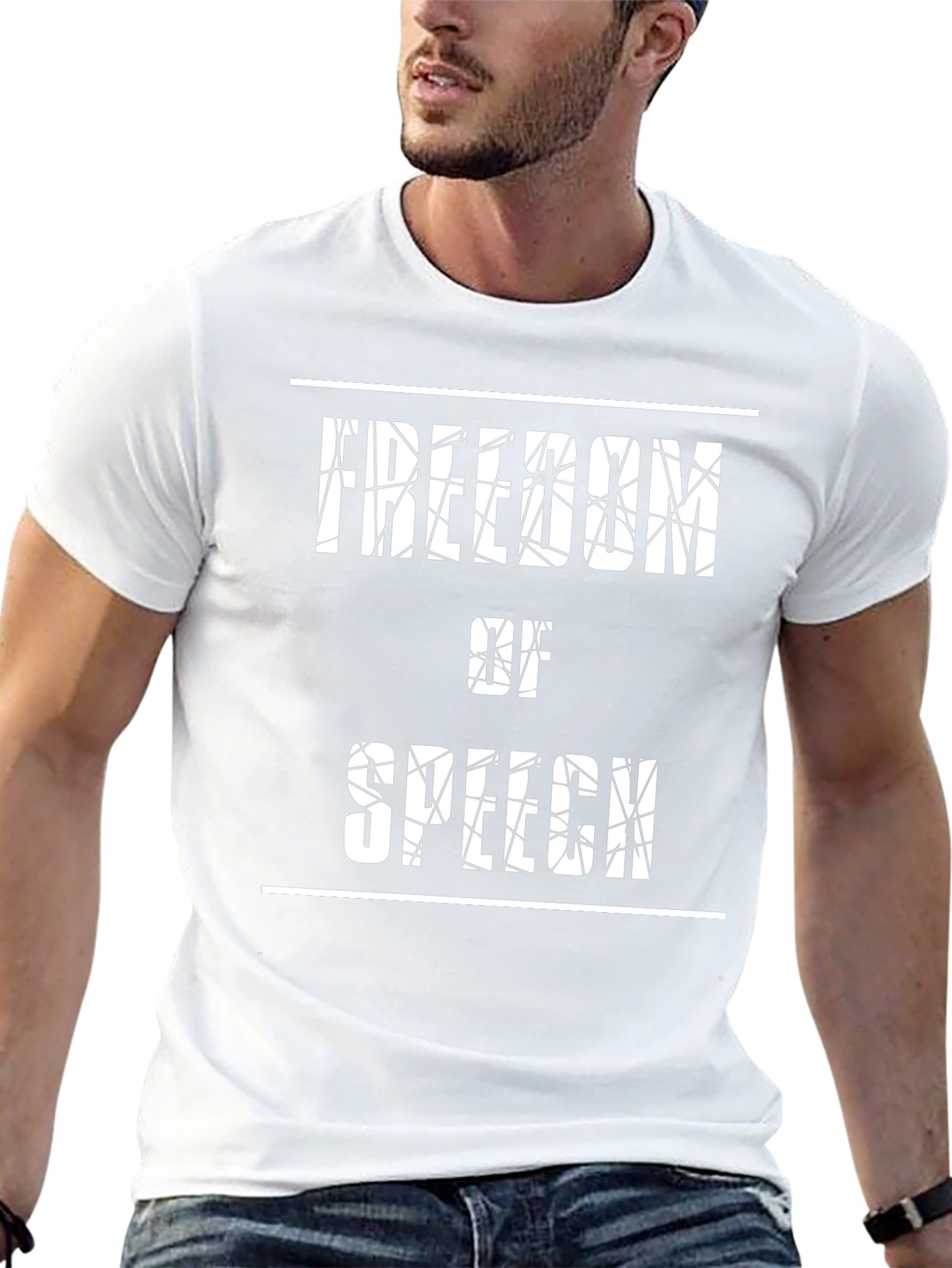 Freedom of Speech Graphic Tee - Black