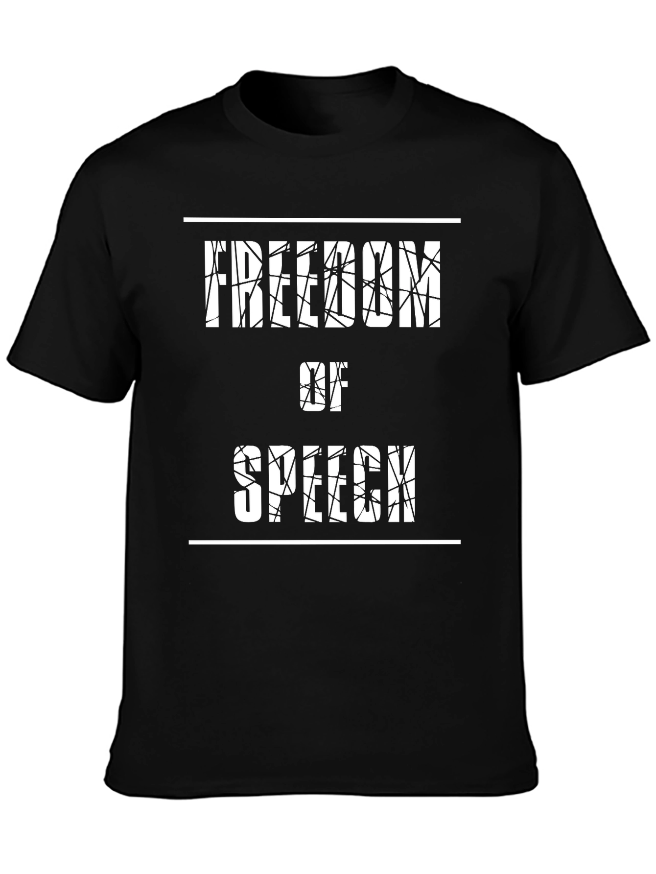 Freedom of Speech Graphic Tee - Black