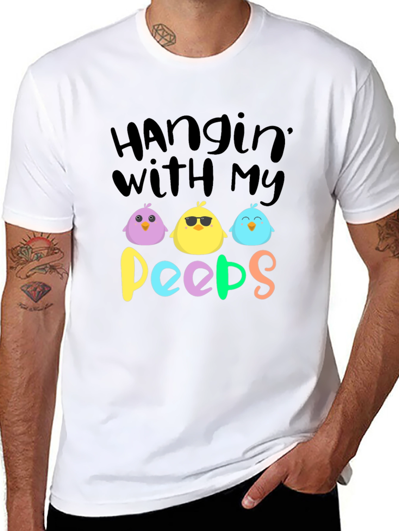 Hanging With My Peeps Easter T-Shirt