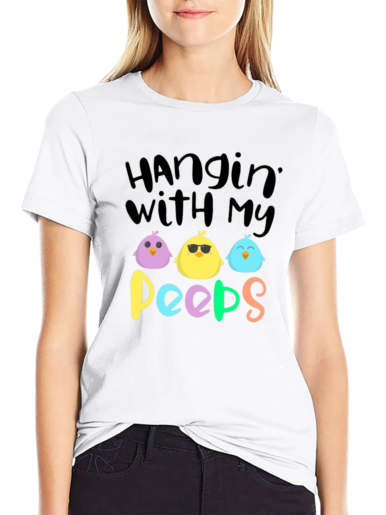 Hanging With My Peeps Easter T-Shirt