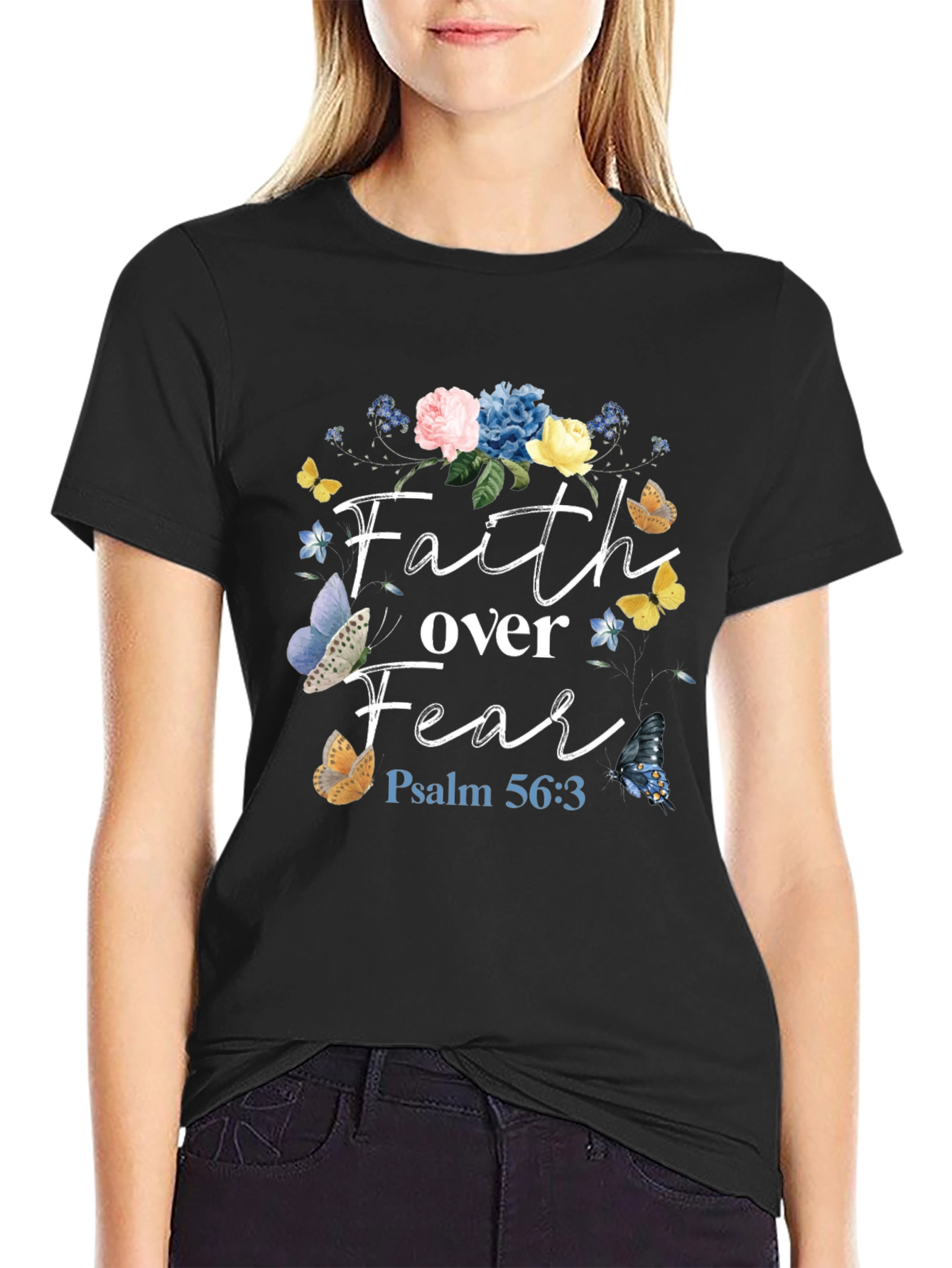 Faith Over Fear Christian T-Shirt
