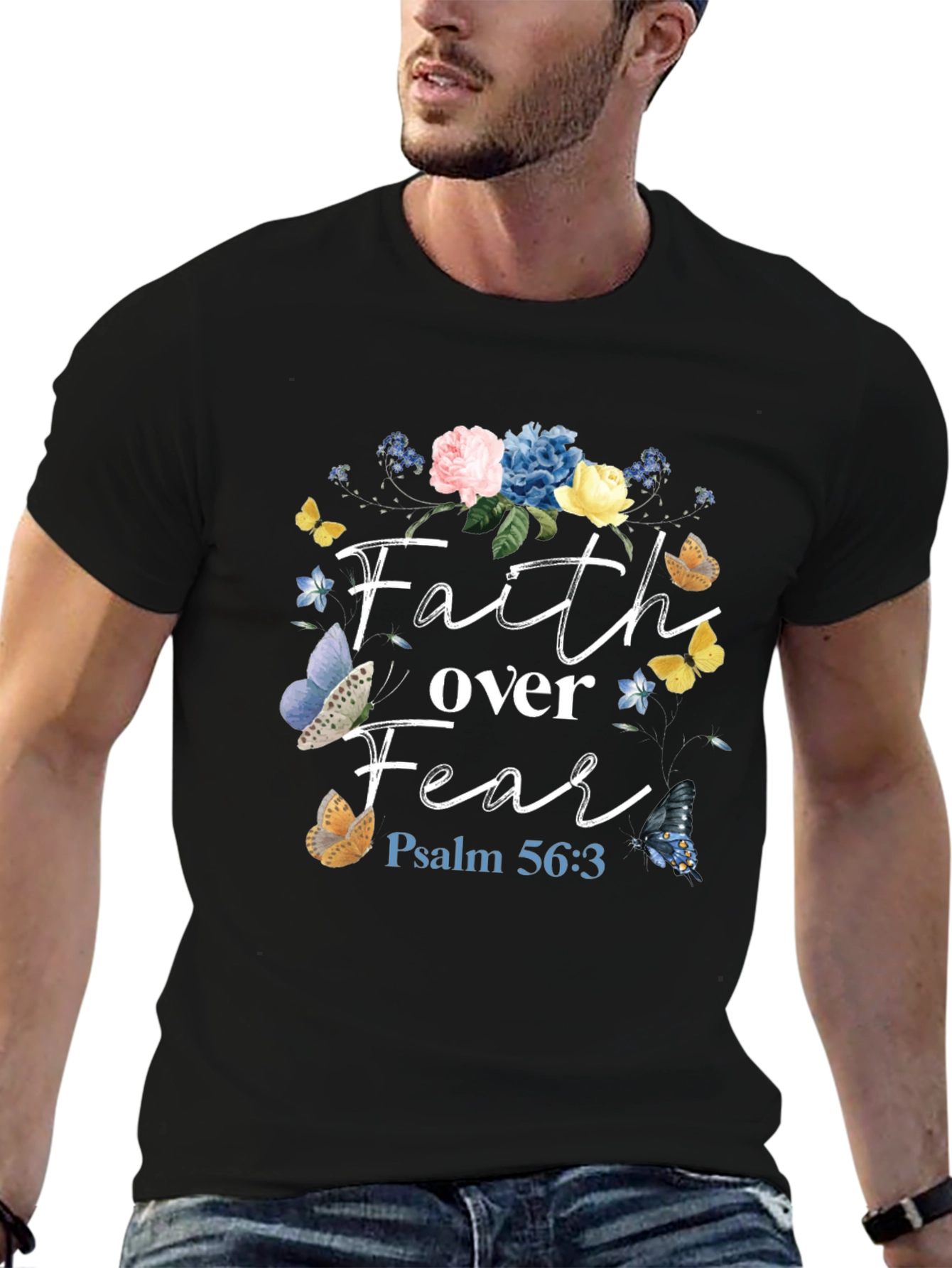 Faith Over Fear Christian T-Shirt