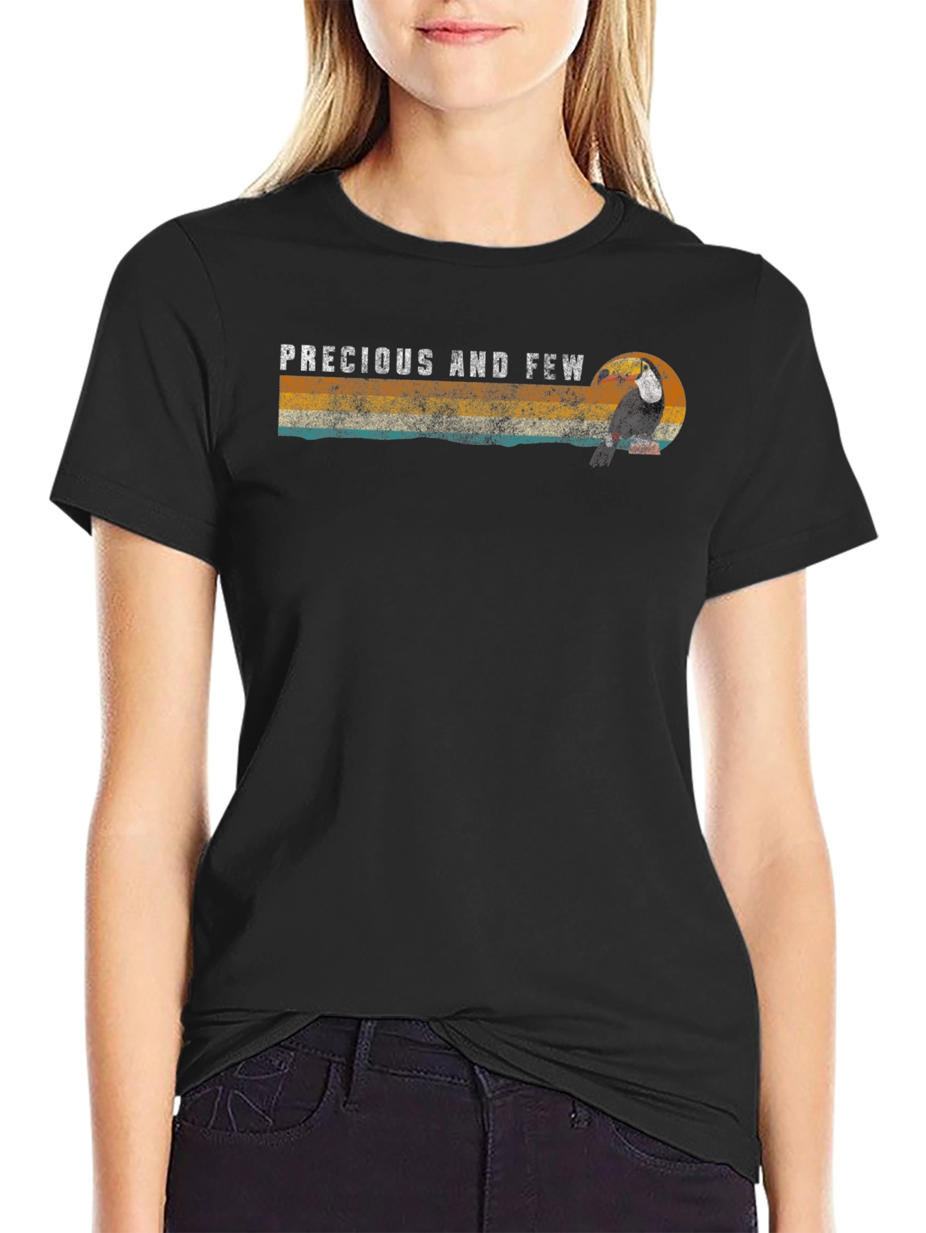 Precious and Few Toucan Graphic T-Shirt