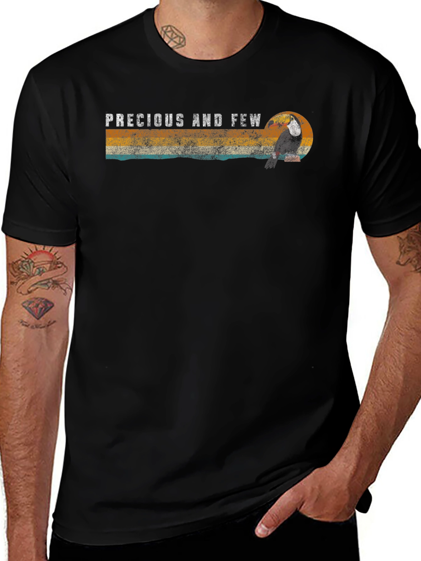 Precious and Few Toucan Graphic T-Shirt