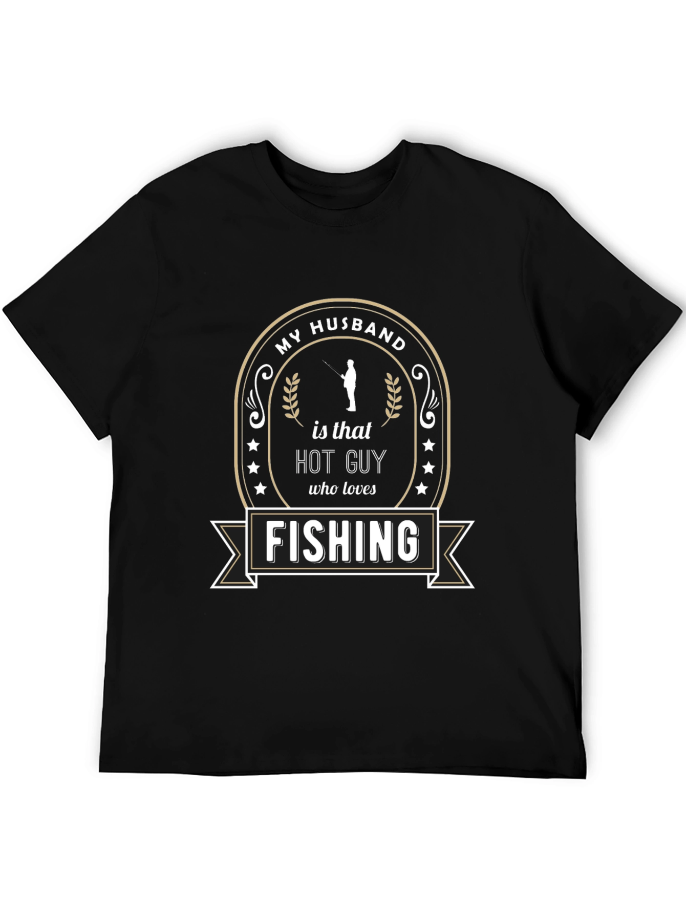 My Husband Loves Fishing T-Shirt