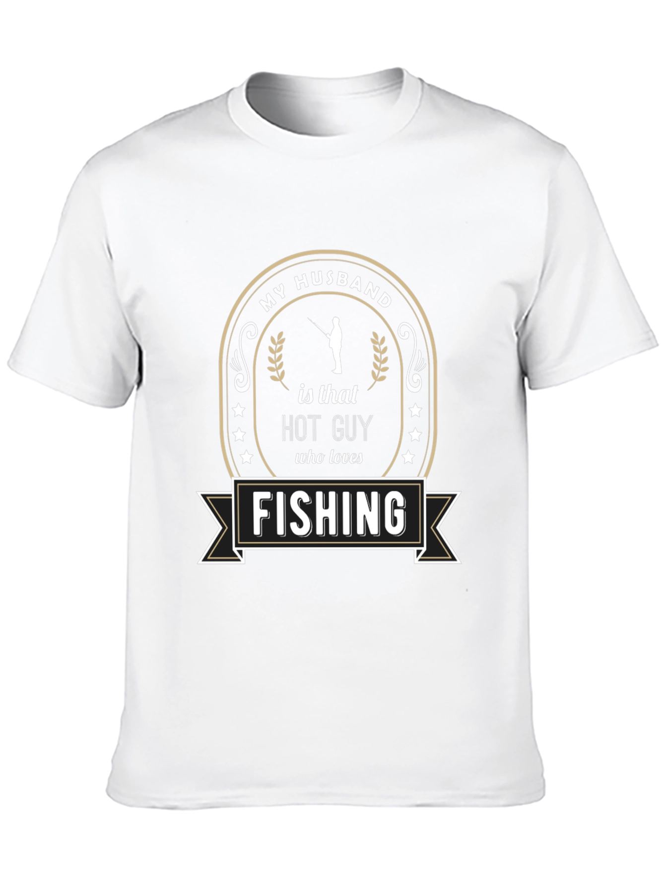My Husband Loves Fishing T-Shirt