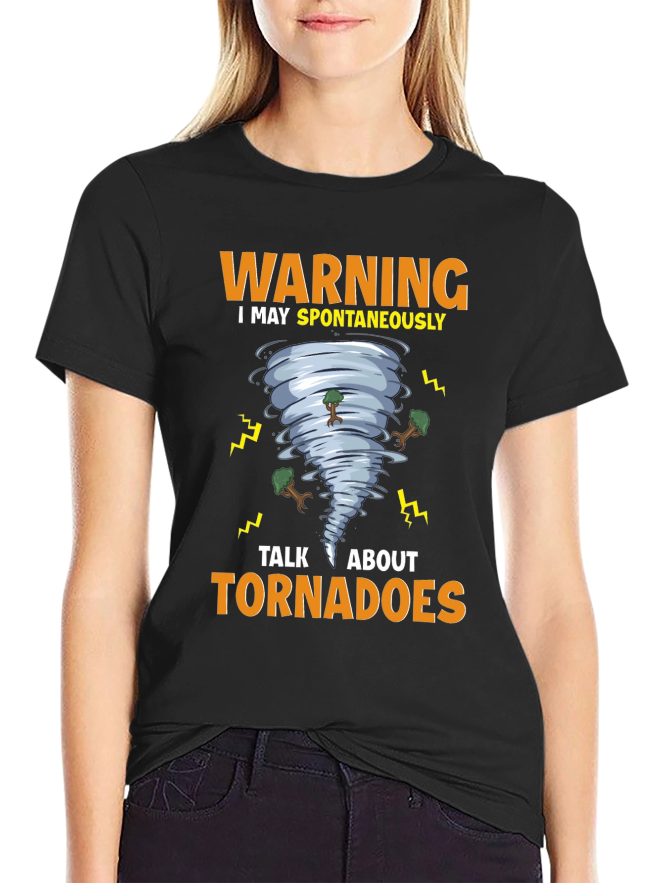 Warning Tornadoes T-Shirt - Weather Humor Tee