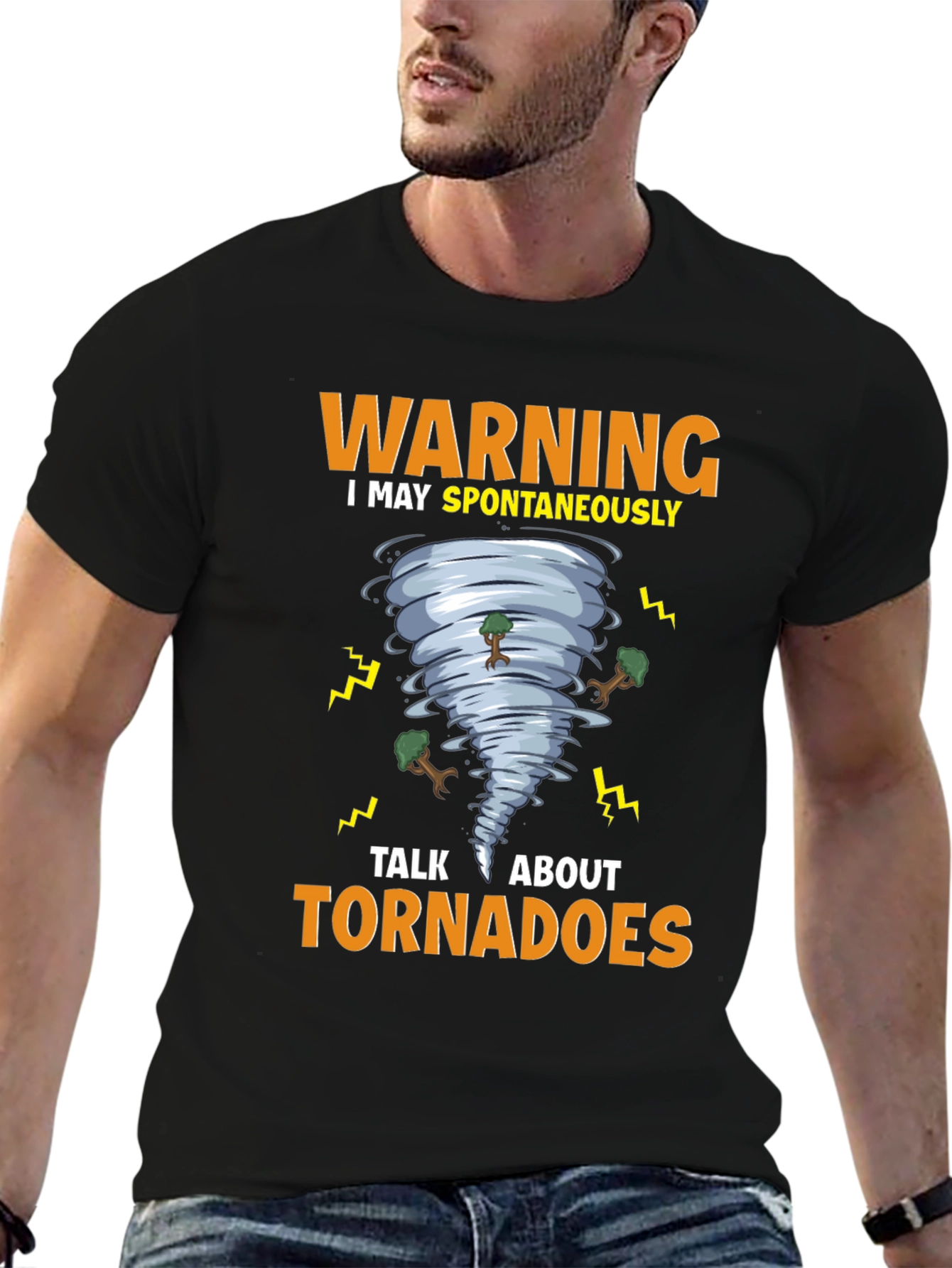 Warning Tornadoes T-Shirt - Weather Humor Tee