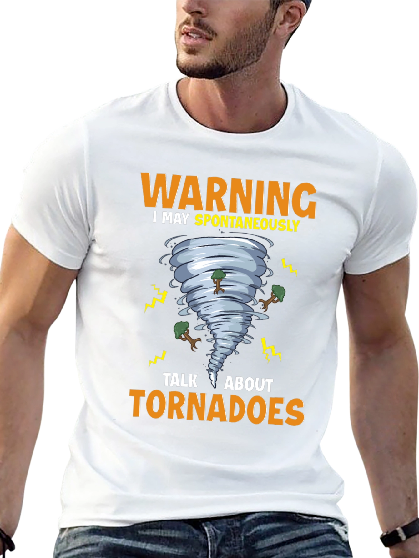 Warning Tornadoes T-Shirt - Weather Humor Tee