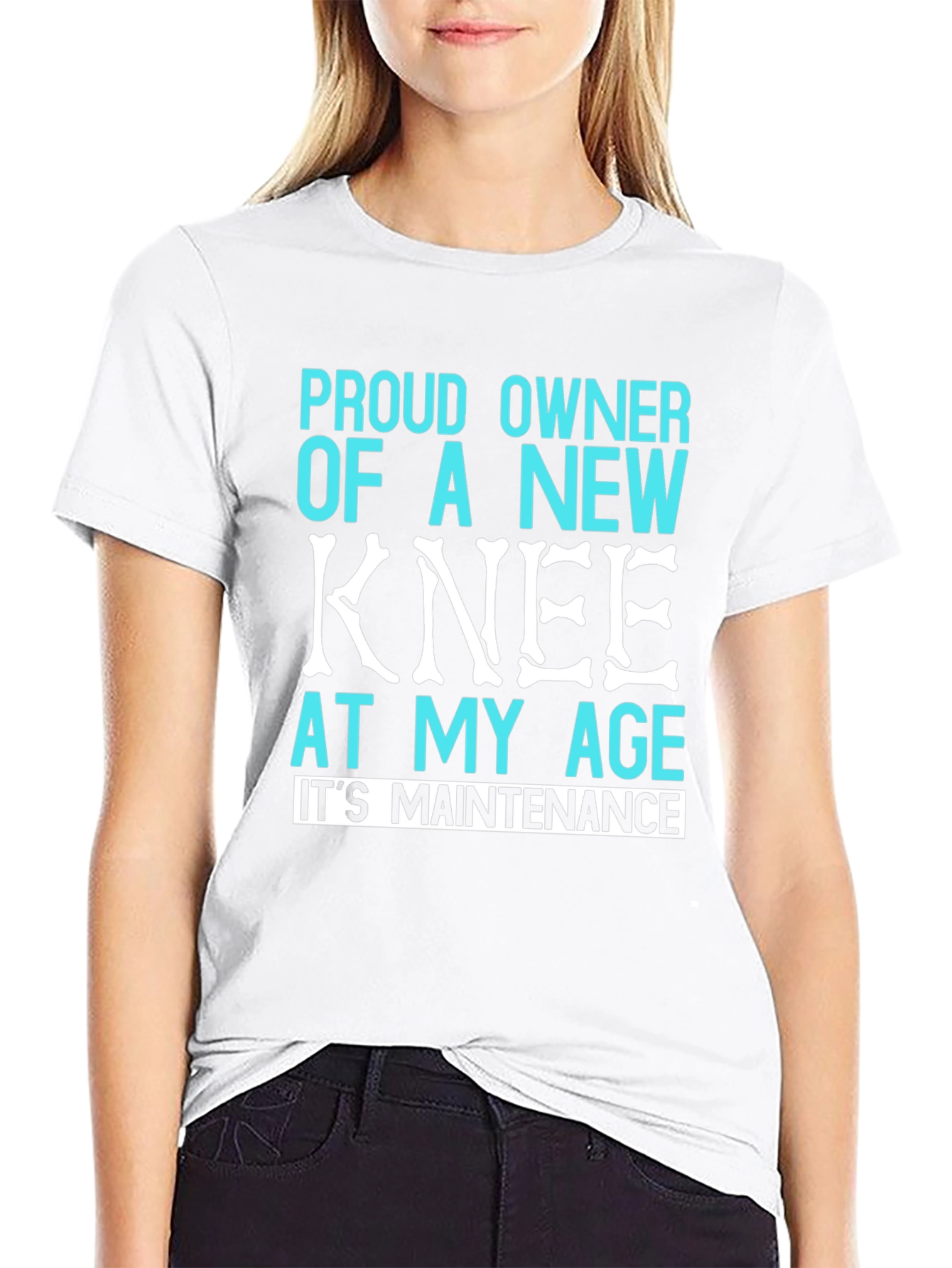 Proud New Knee T-Shirt - Funny Recovery Gift