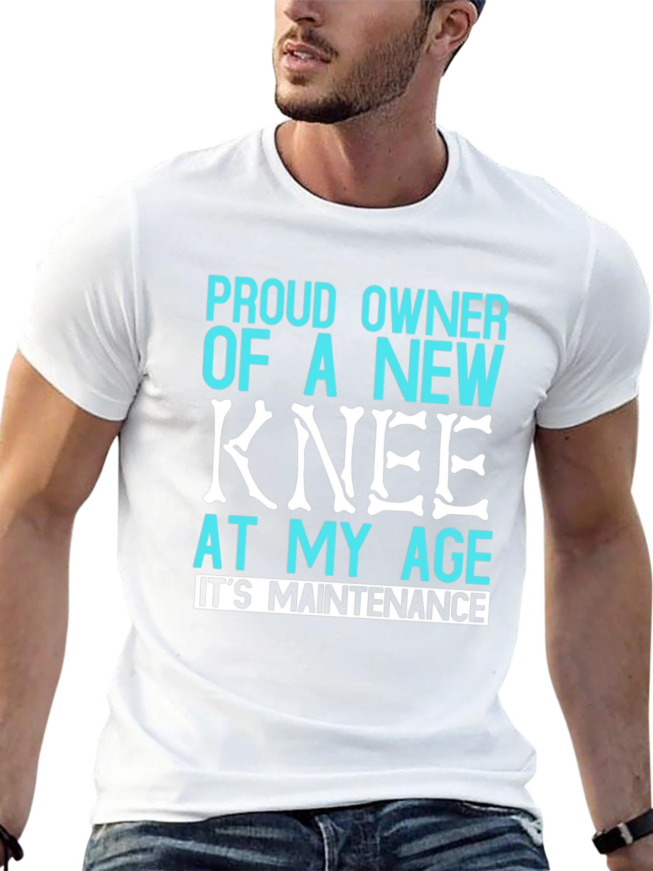Proud New Knee T-Shirt - Funny Recovery Gift
