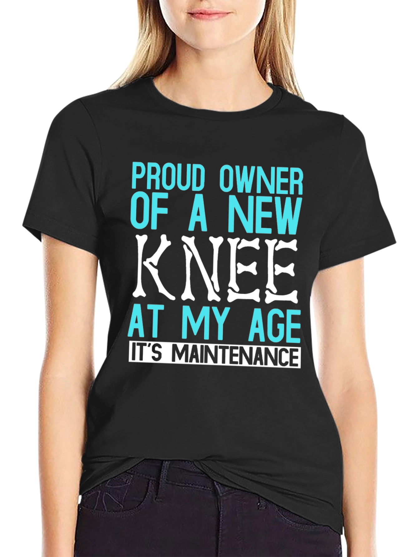 Proud New Knee T-Shirt - Funny Recovery Gift