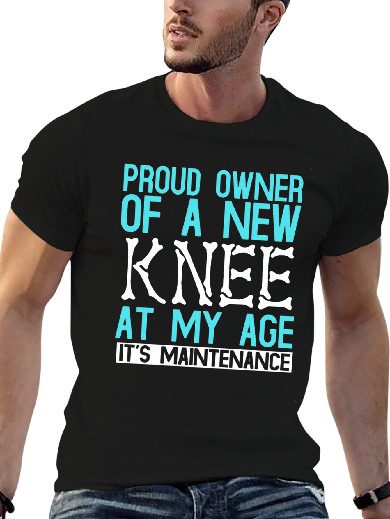 Proud New Knee T-Shirt - Funny Recovery Gift