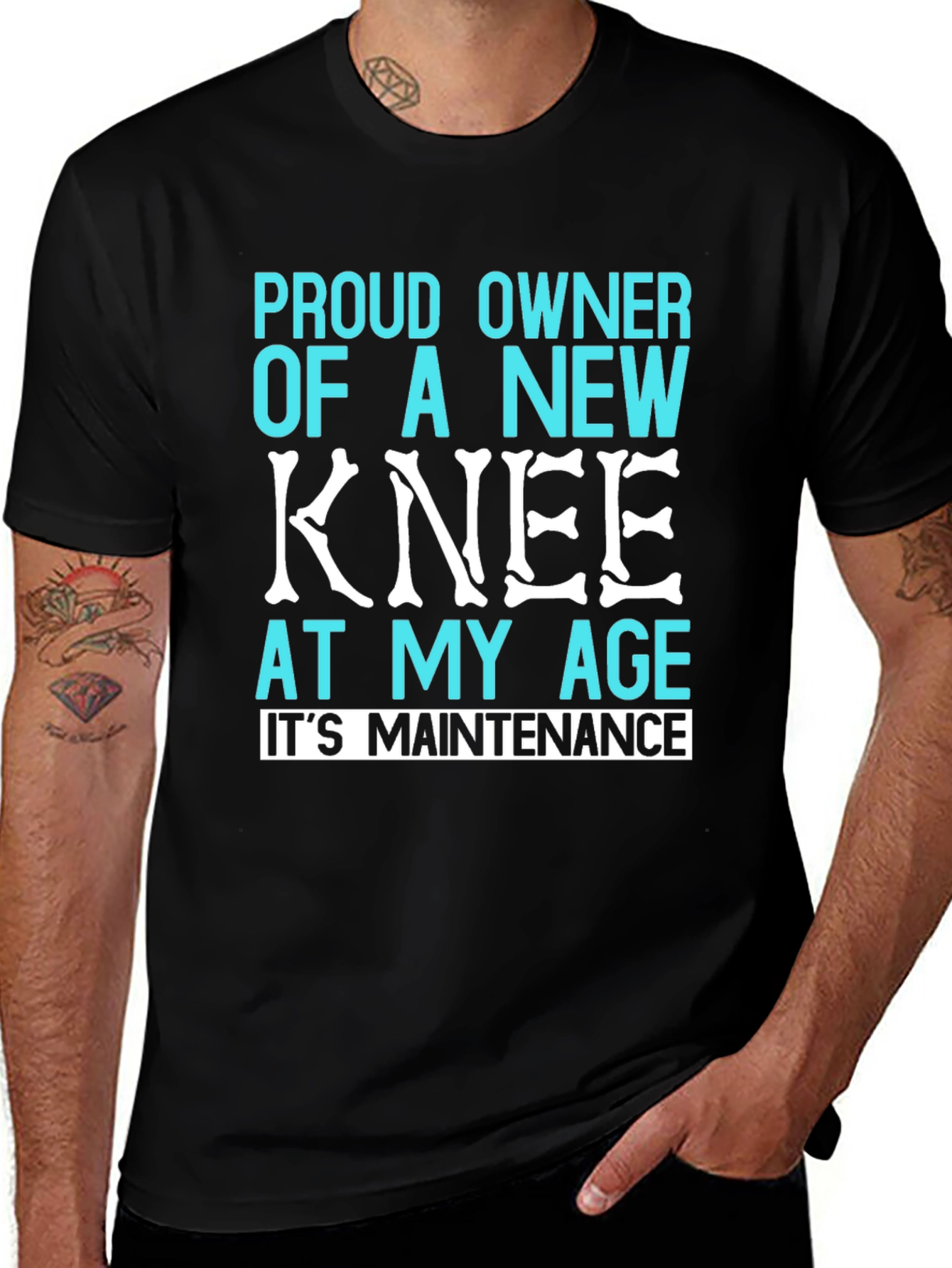 Proud New Knee T-Shirt - Funny Recovery Gift