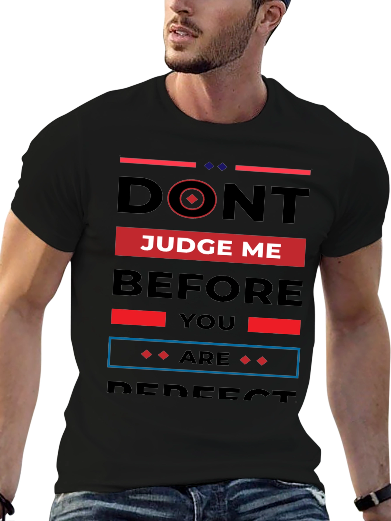 Dont Judge Me Black T-Shirt