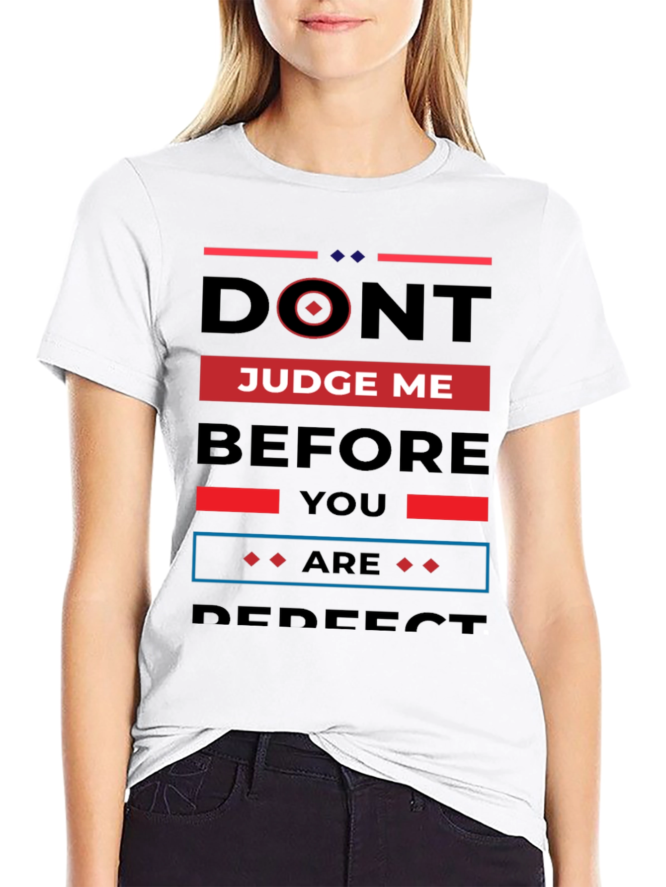 Dont Judge Me Black T-Shirt