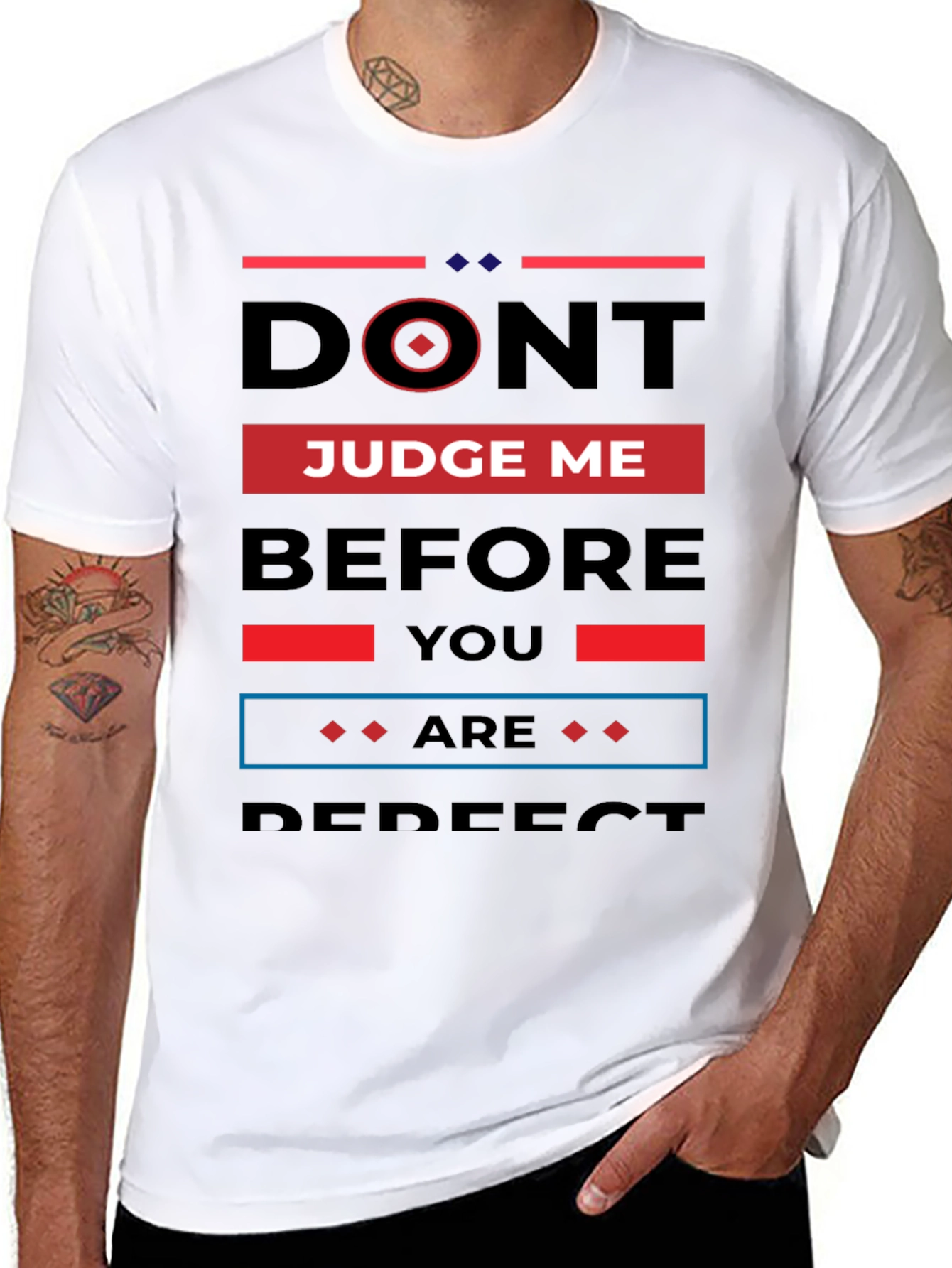 Dont Judge Me Black T-Shirt