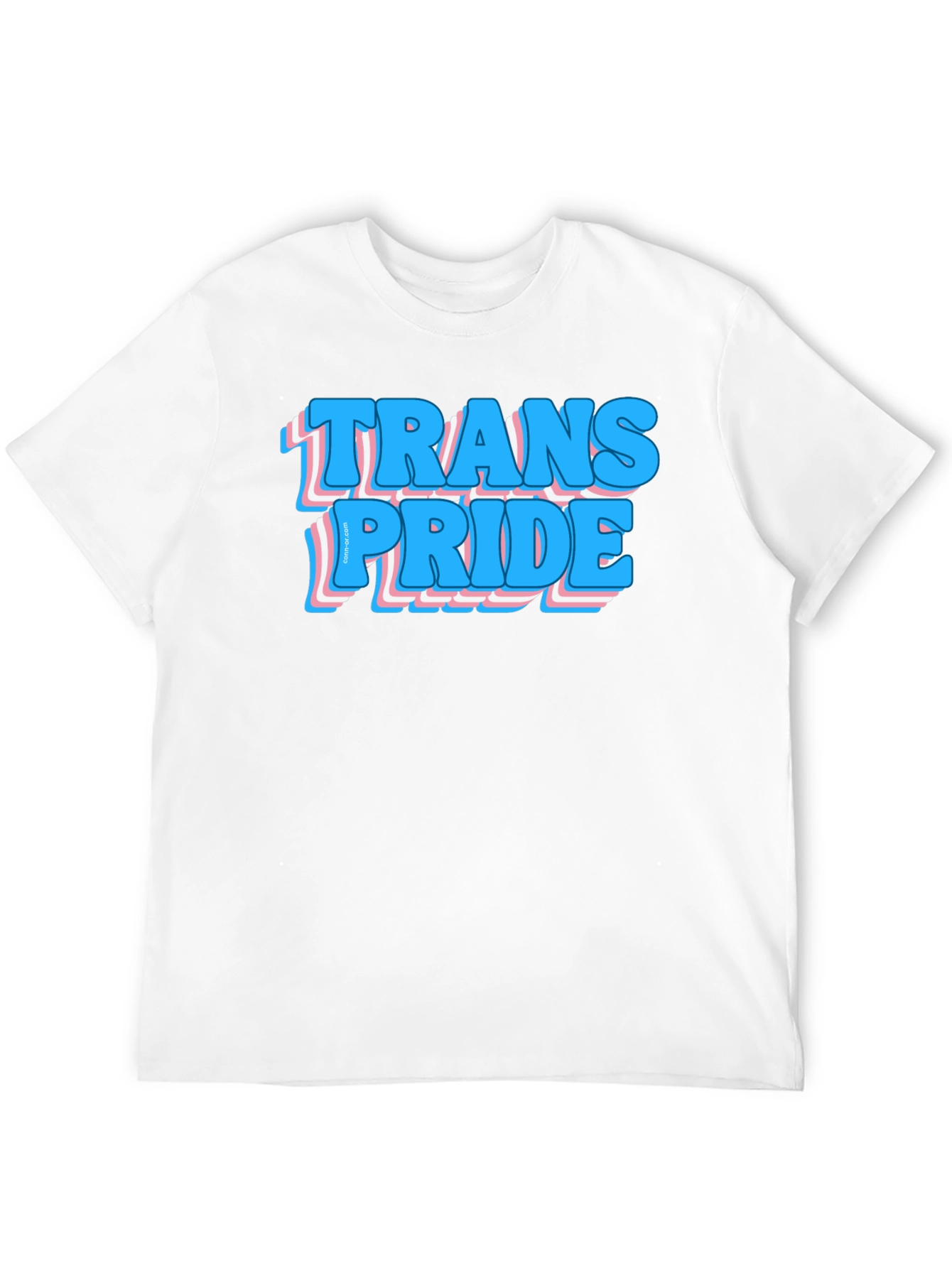 Trans Pride Graphic Tee - Black Cotton Comfort
