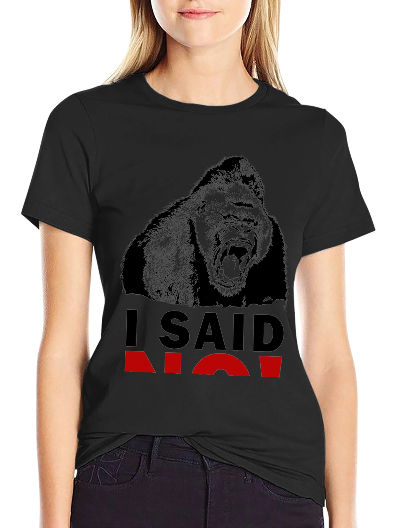I Said No Gorilla Graphic T-Shirt