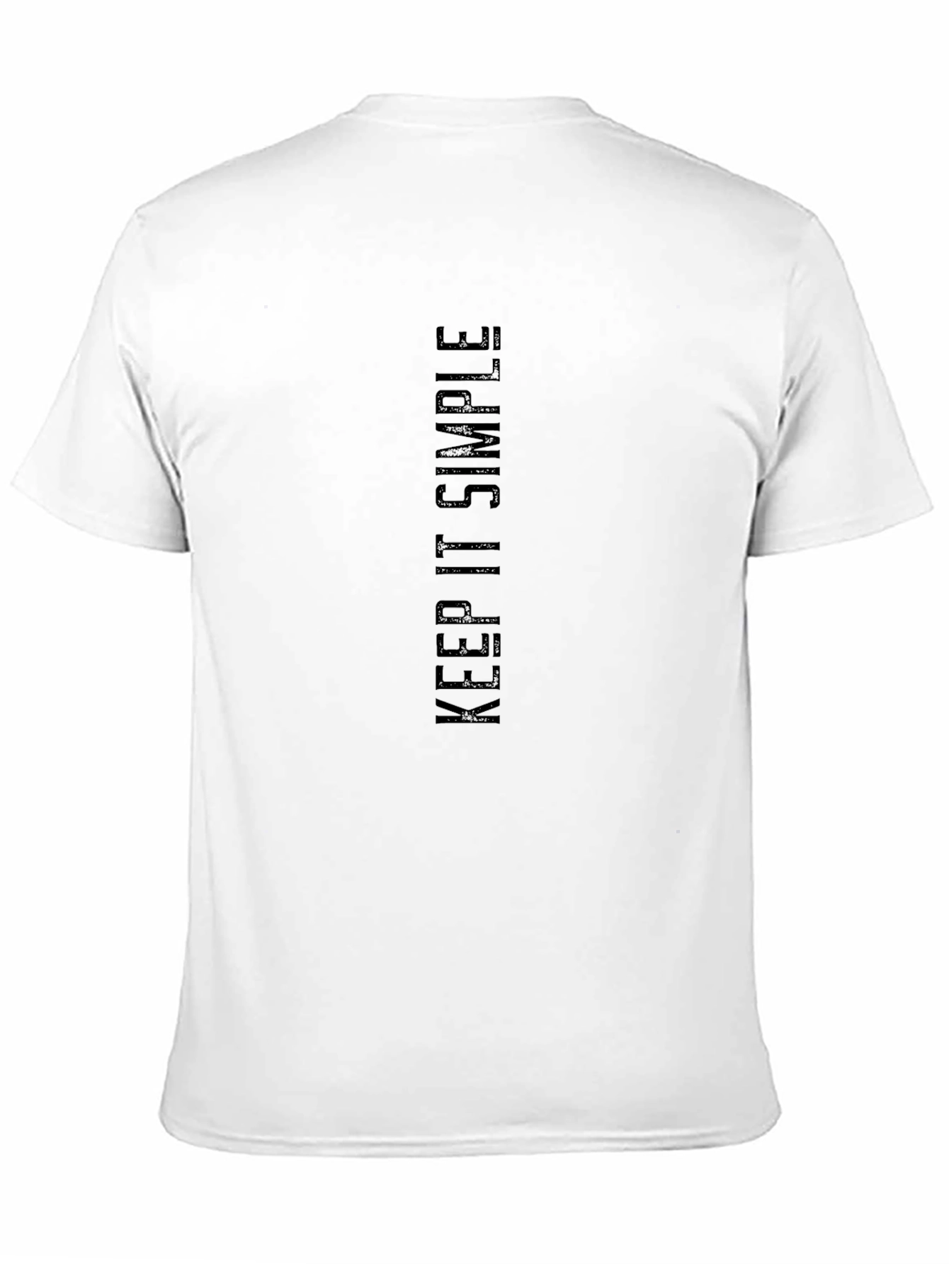Keep It Simple Black Graphic Tee