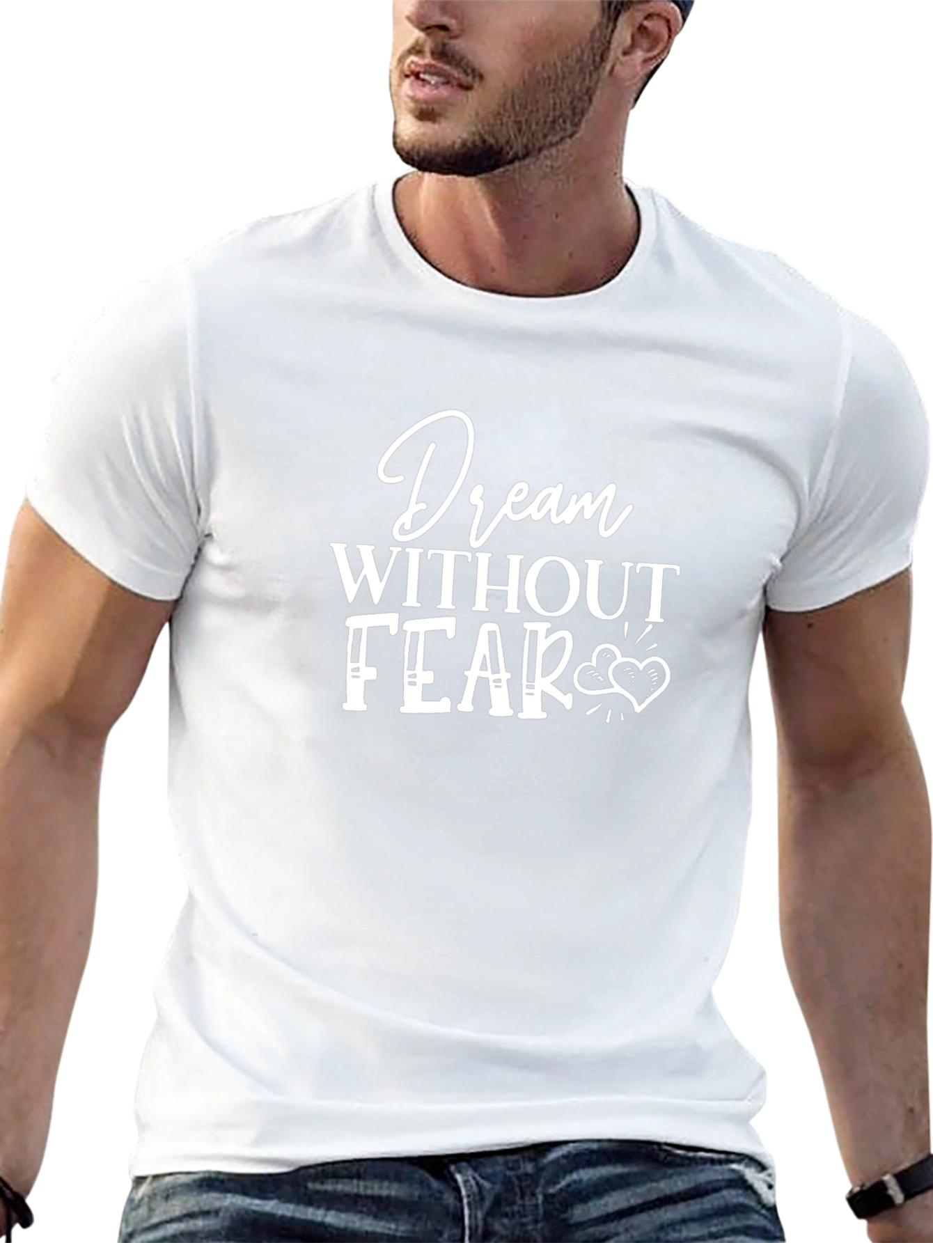 Dream Without Fear Black Graphic Tee
