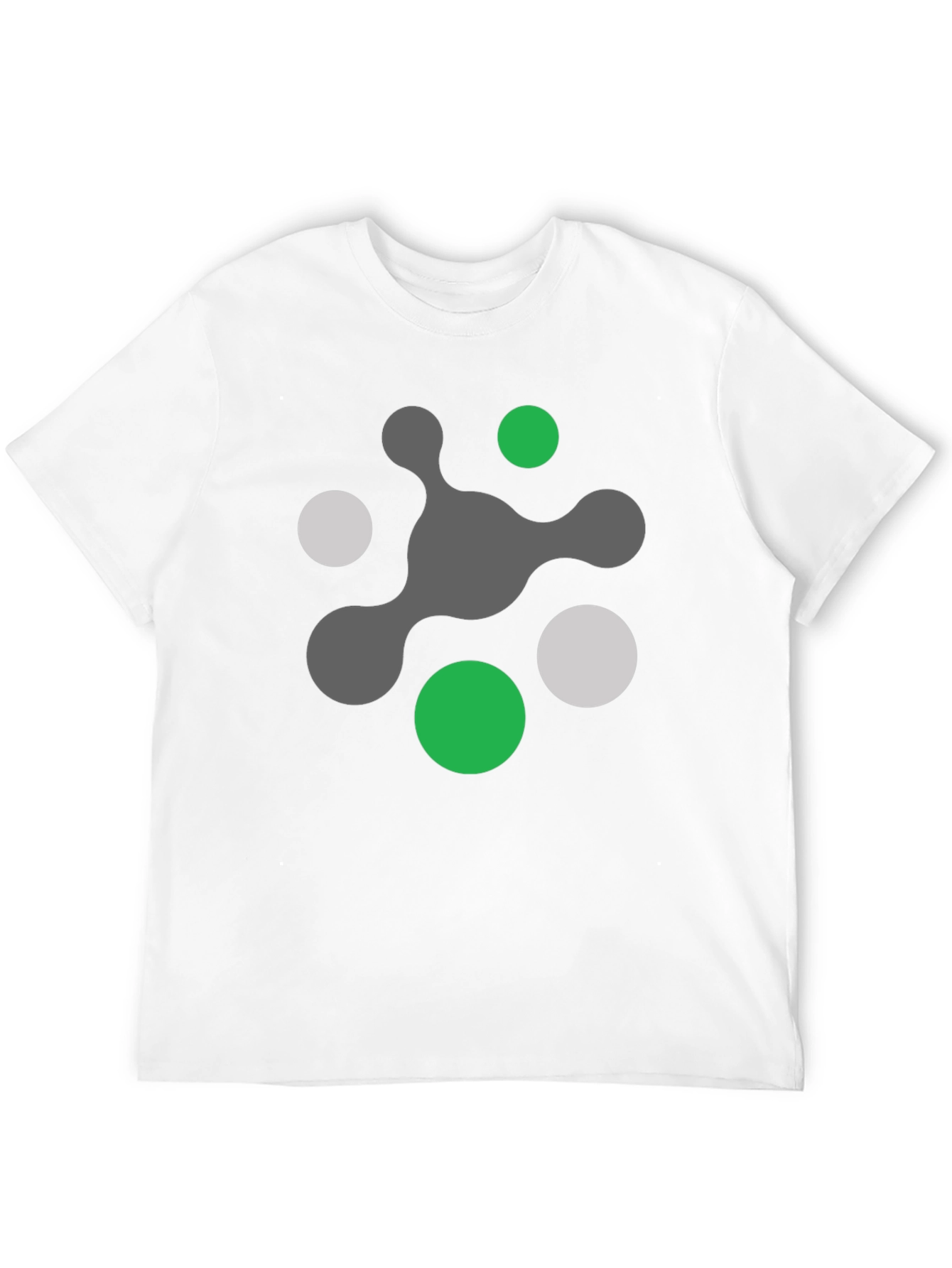 Abstract Graphic Print Black T-Shirt