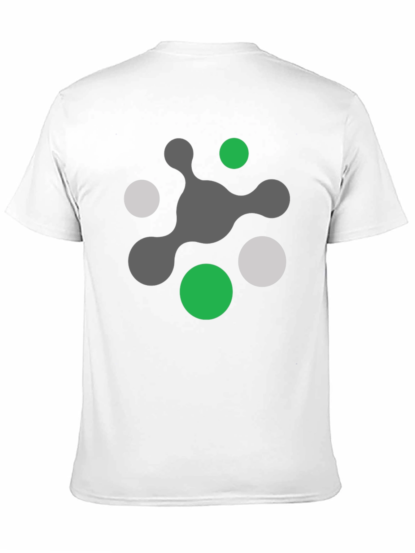Abstract Graphic Print Black T-Shirt