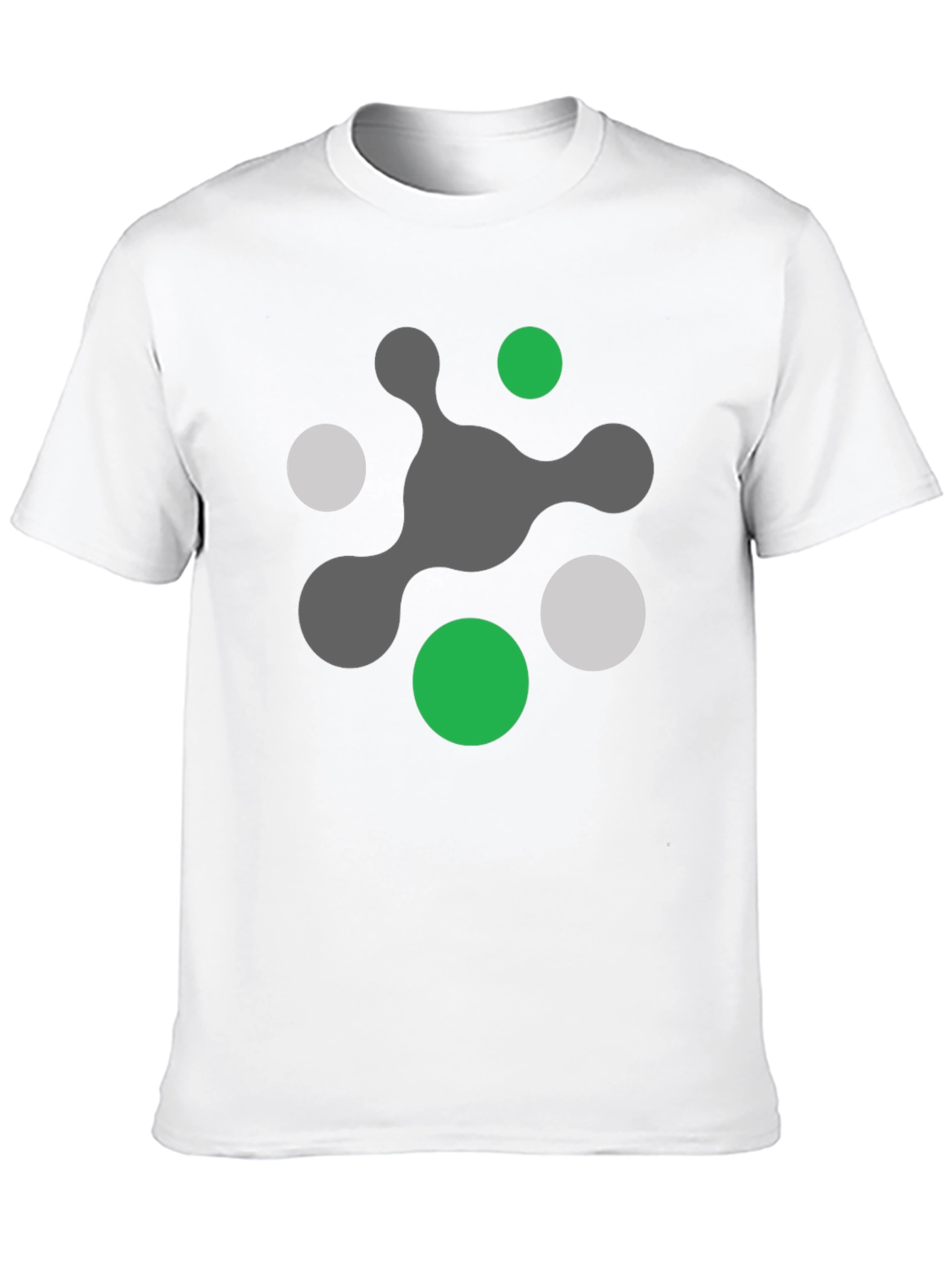 Abstract Graphic Print Black T-Shirt