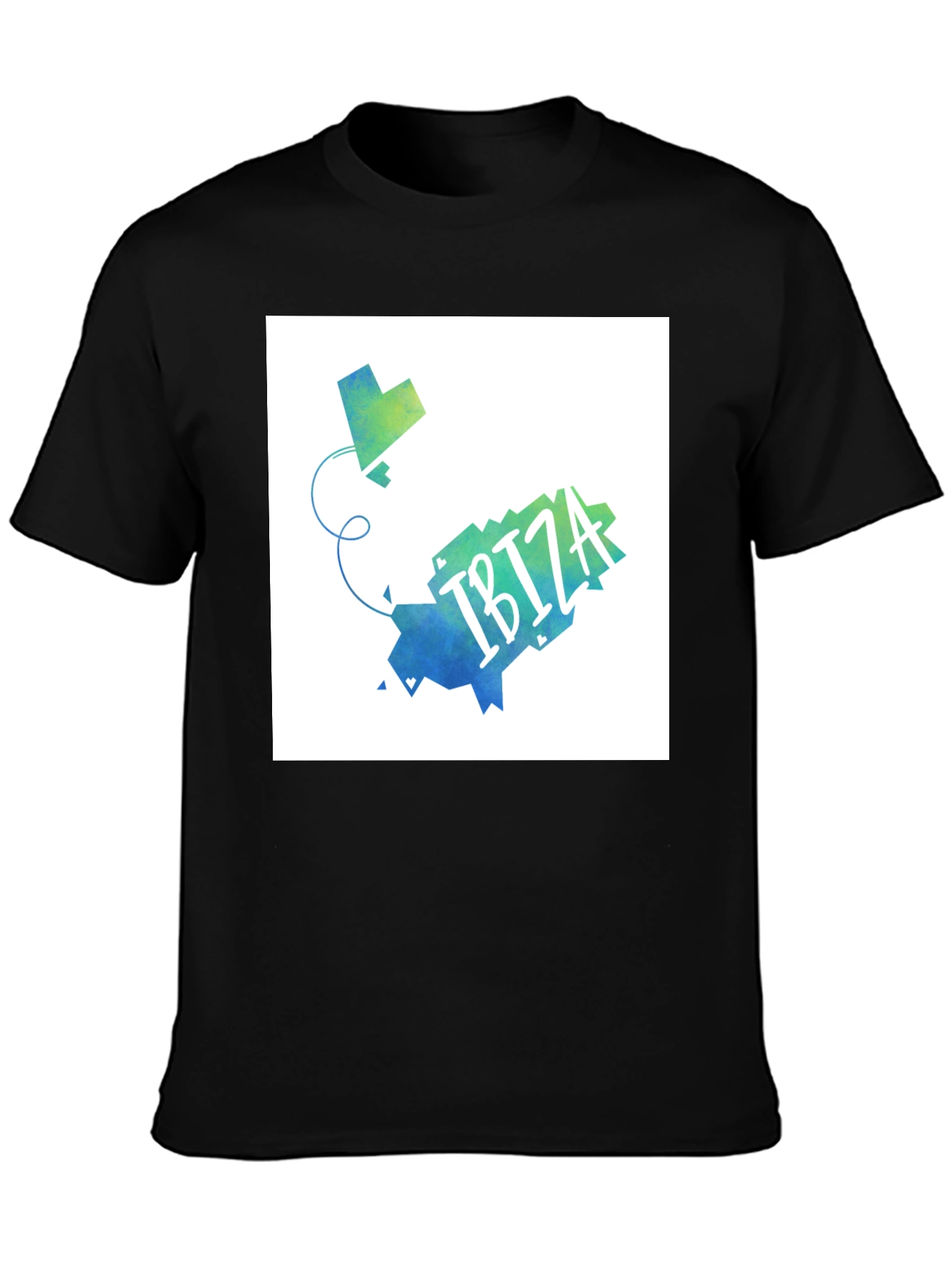 Ibiza Map T-Shirt - Stylish Graphic Tee