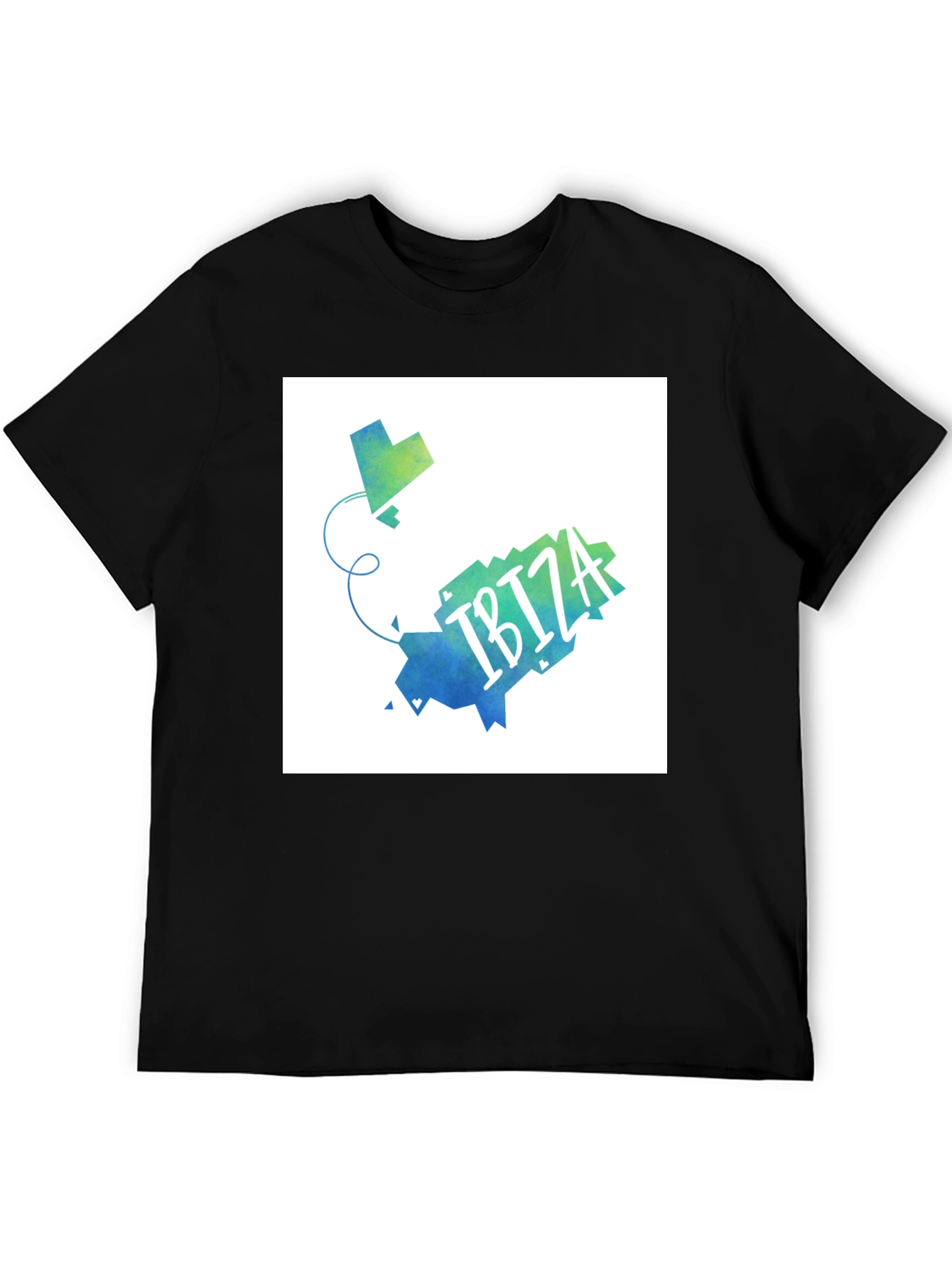 Ibiza Map T-Shirt - Stylish Graphic Tee