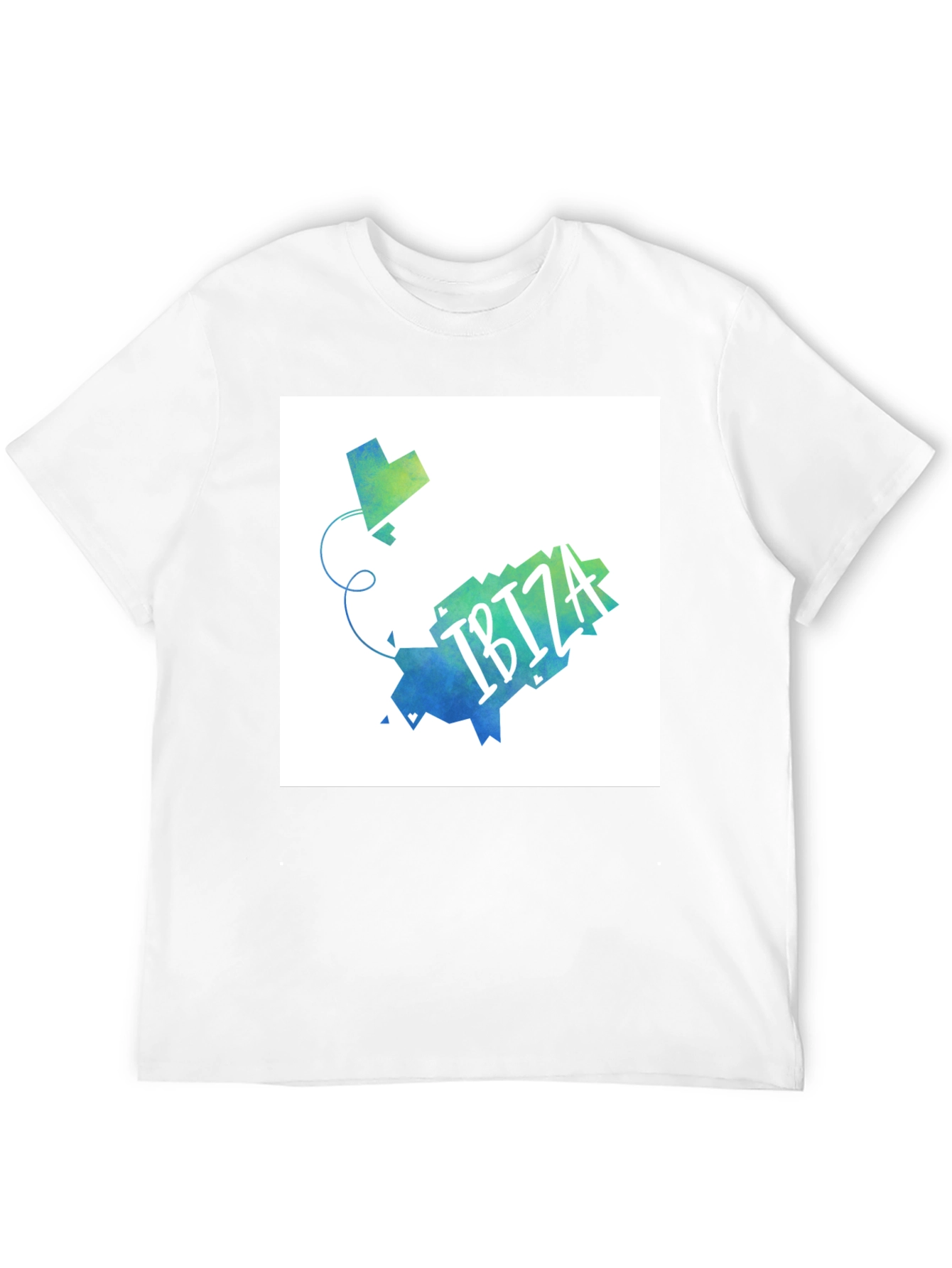 Ibiza Map T-Shirt - Stylish Graphic Tee